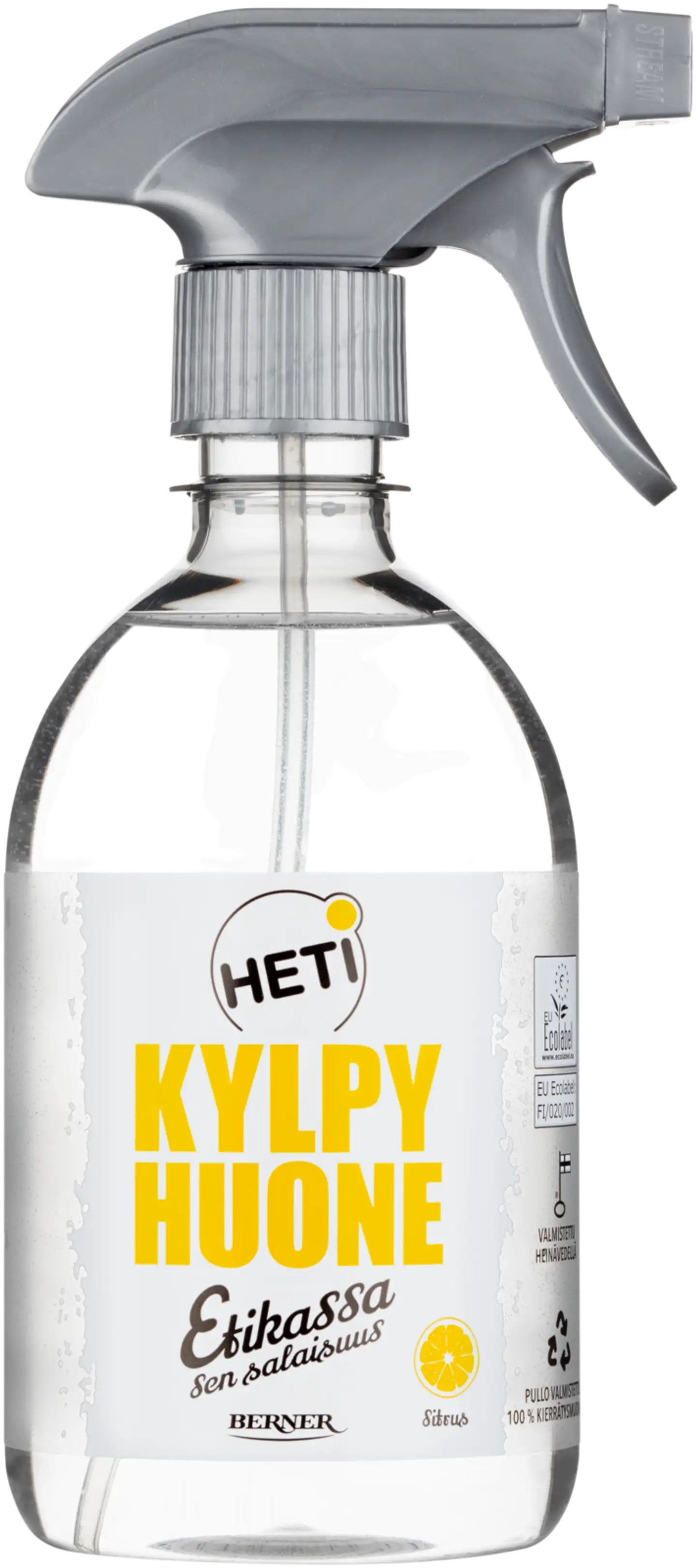 Heti 500ml kylpyhuoneenpesuaine sitrus