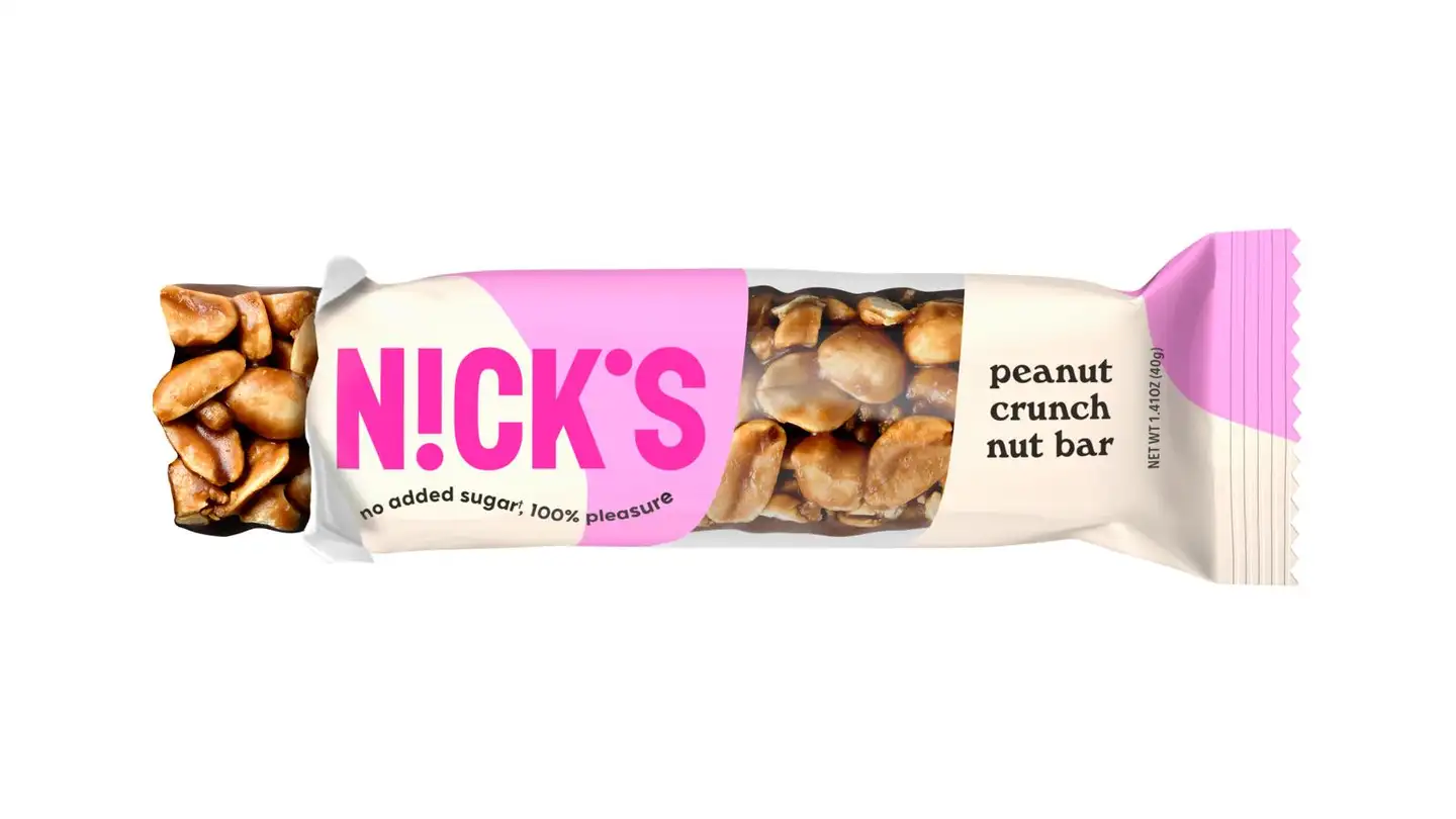 Nick’s peanut crunch nut bar maapähkinäpatukka 40g - 2