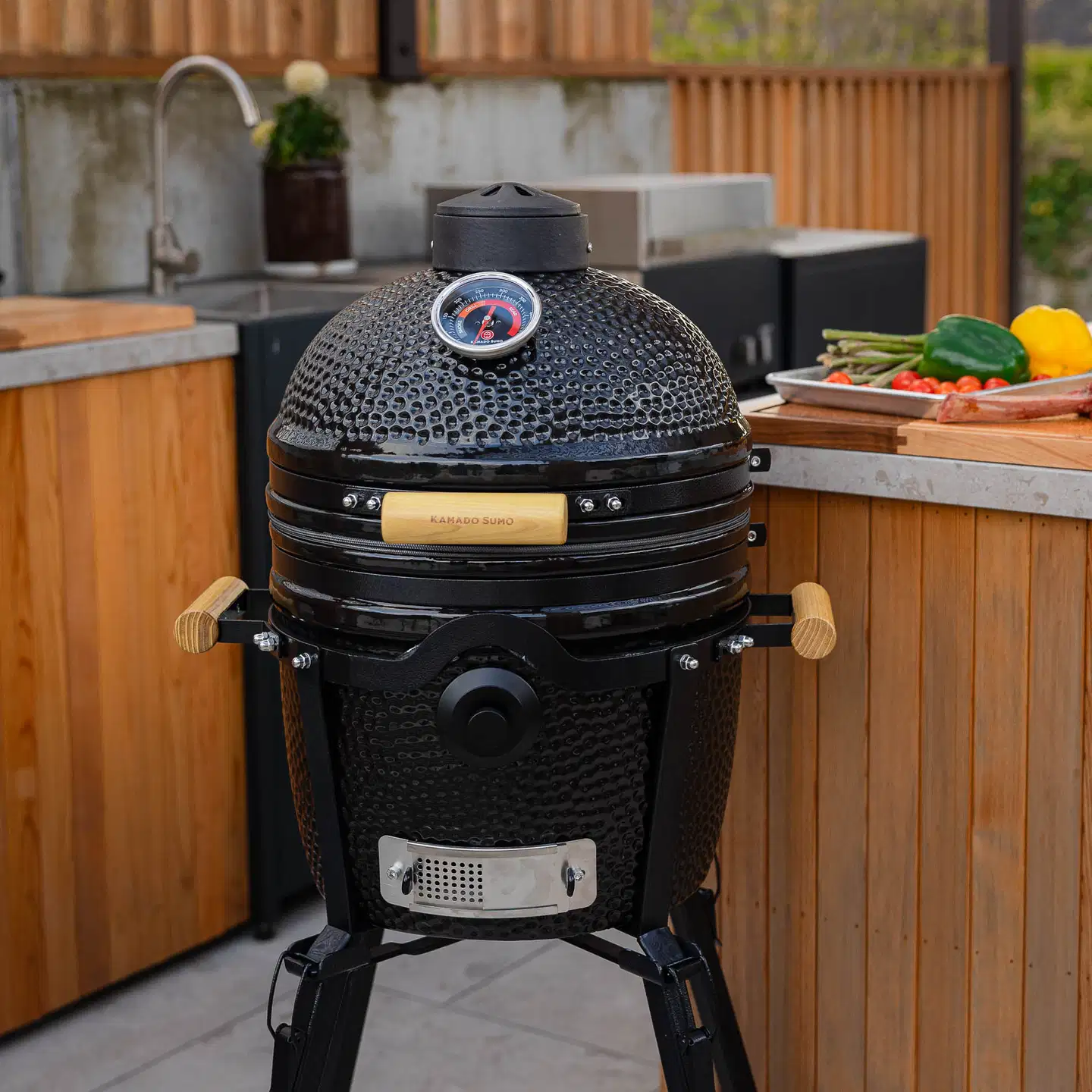 Kamado Sumo Classic 2.0 hiiligrilli - musta - 19