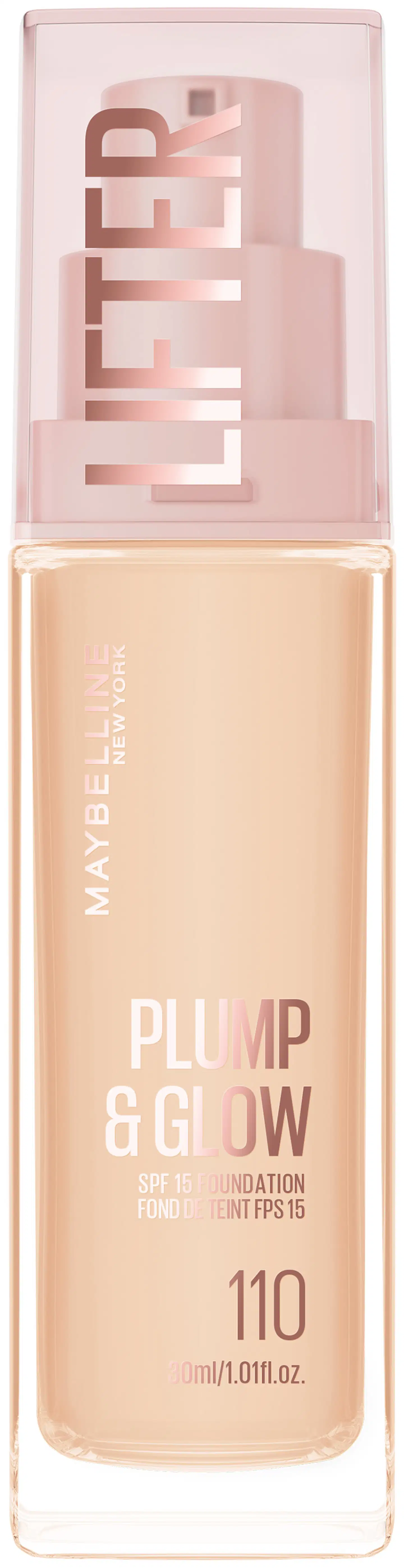 Maybelline New York Lifter Plump & Glow Meikkivoide 220 30 ml - 110 - 1