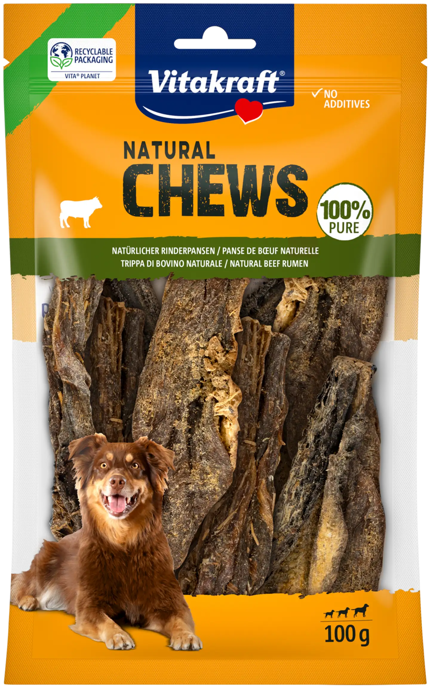 Vitakraft Natural CHEWS Naudan maha 100g