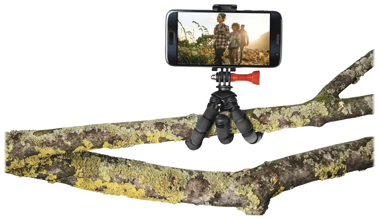 Hama Kamerajalusta Flex 2in1 kameroille ja GoPro:lle, 14 cm, musta - 11