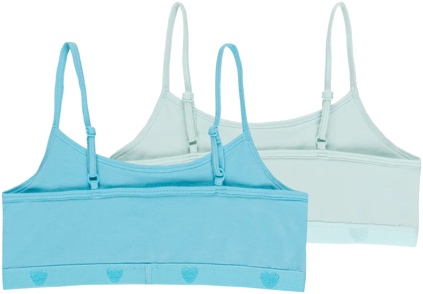 House lasten bralette-toppi 230H082519 2-pack - light blue/light green - 2