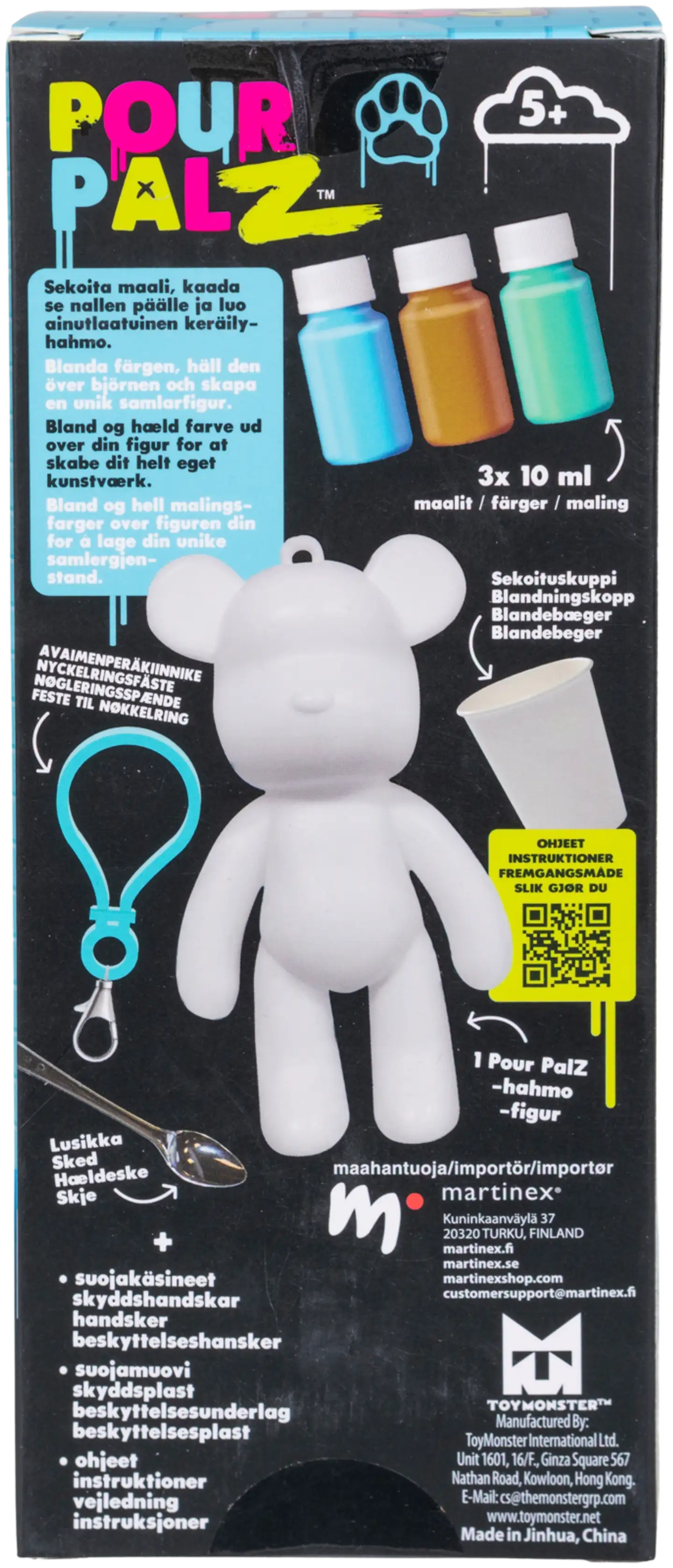 Pour Palz askartelusetti maalaa karhu koukulla lajitelma - 9