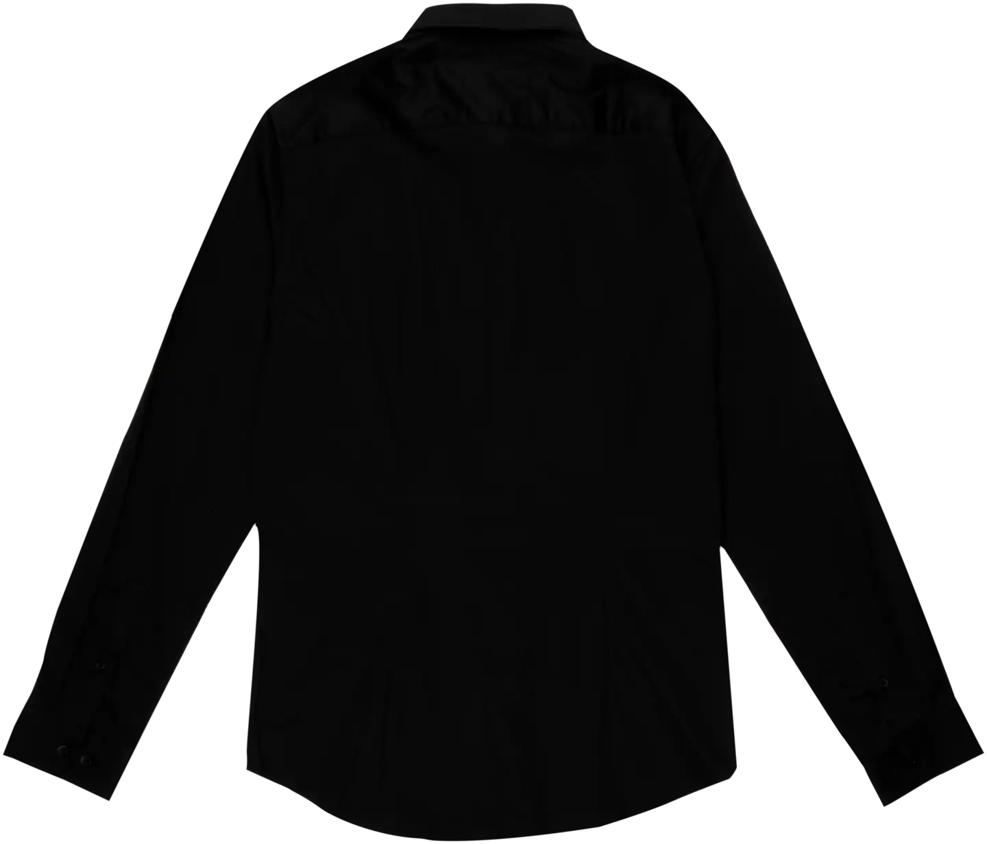 TEX miesten stretch-paita Satin I589867 - BLACK 1 - 2