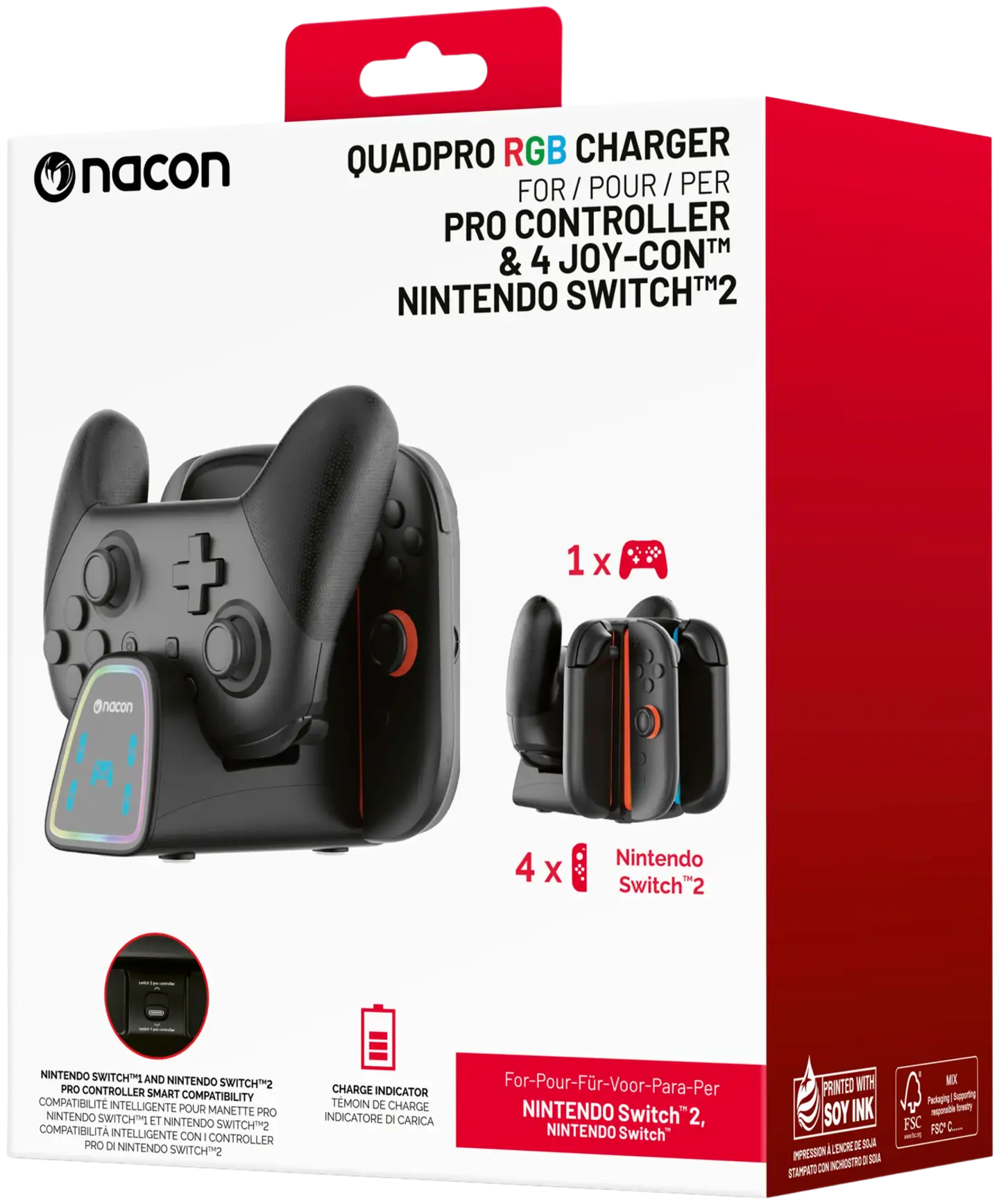 NACON Joy-Con -laturi Nintendo Switch™ 2 - 1