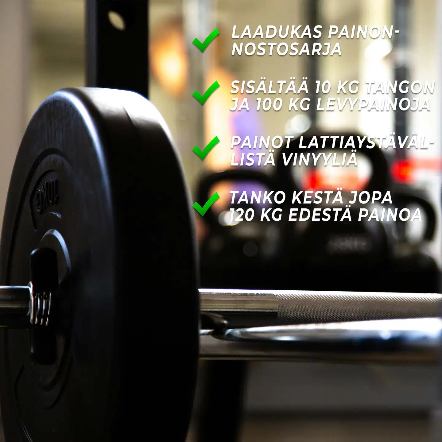 Fit'n Shape levytankosarja 110 kg - 3