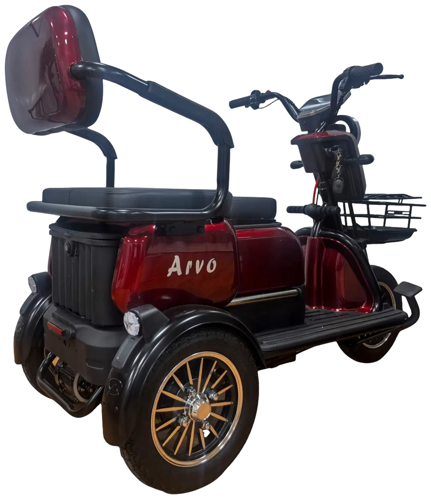 Arvo senioriskootteri p250 punainen - 5