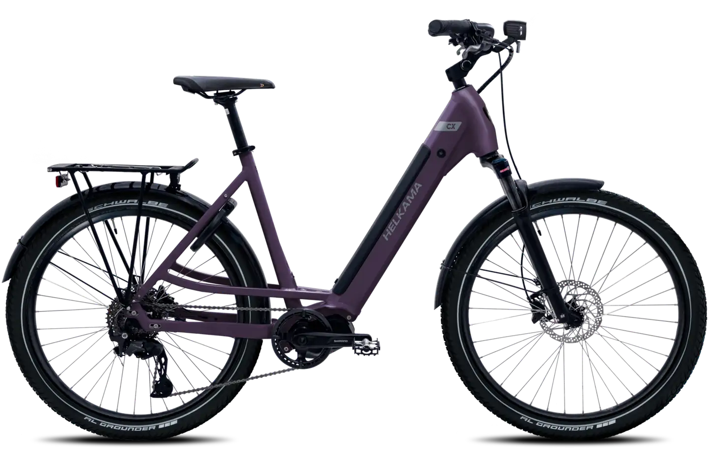 Helkama CX 10v sähköpyörä 27,5” 10-vaihdetta runko 54 cm violetti