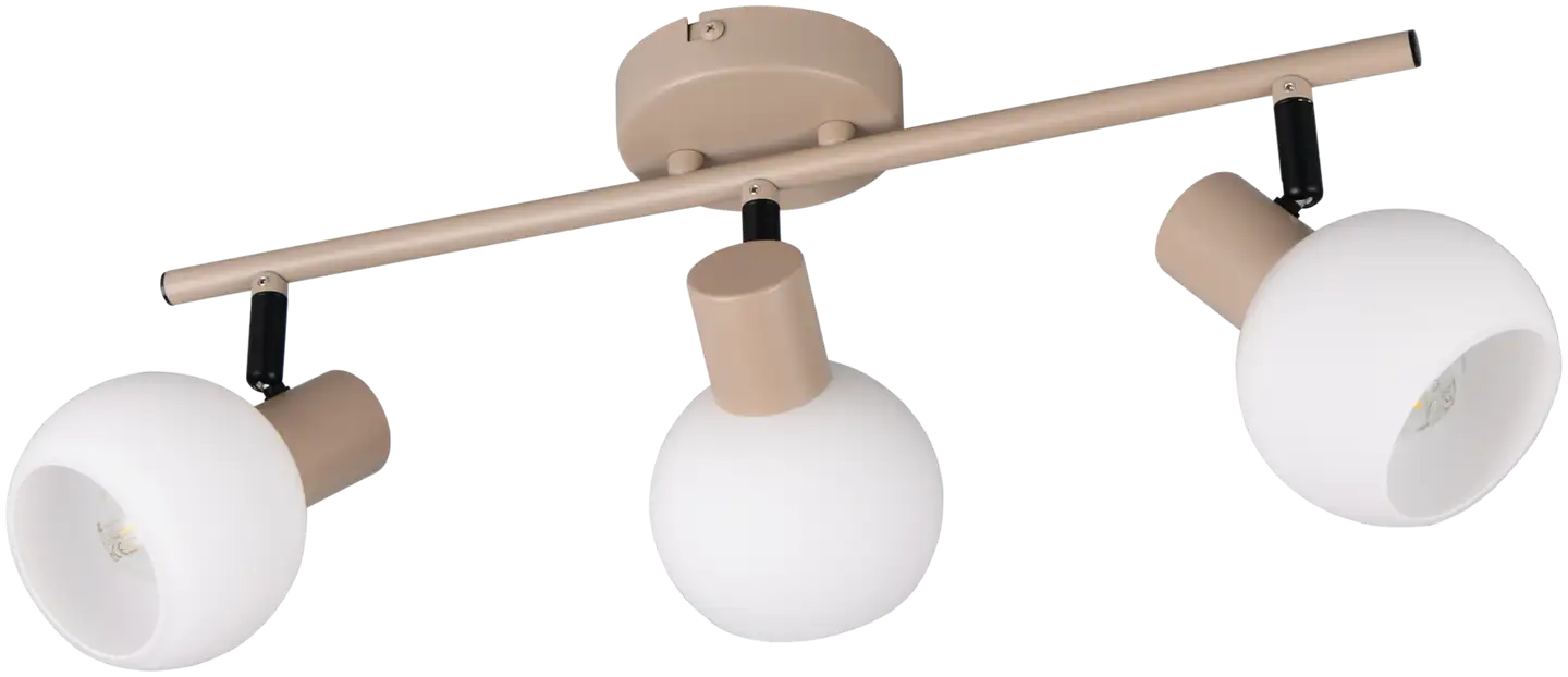 Trio spottivalaisin Boba 3-os beige E14 - 3