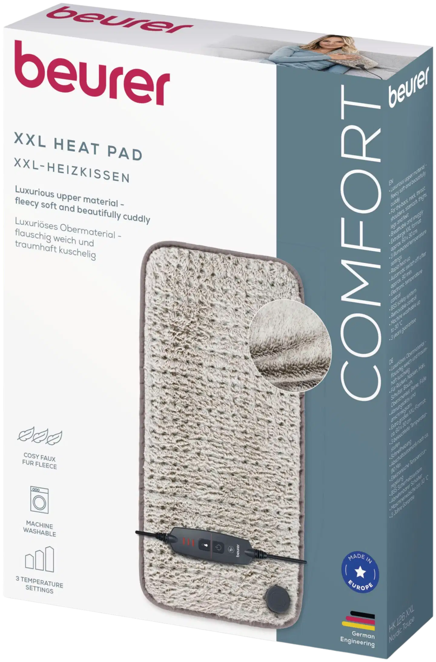 Beurer HK126 XXL Nordic lämpötyyny - 5