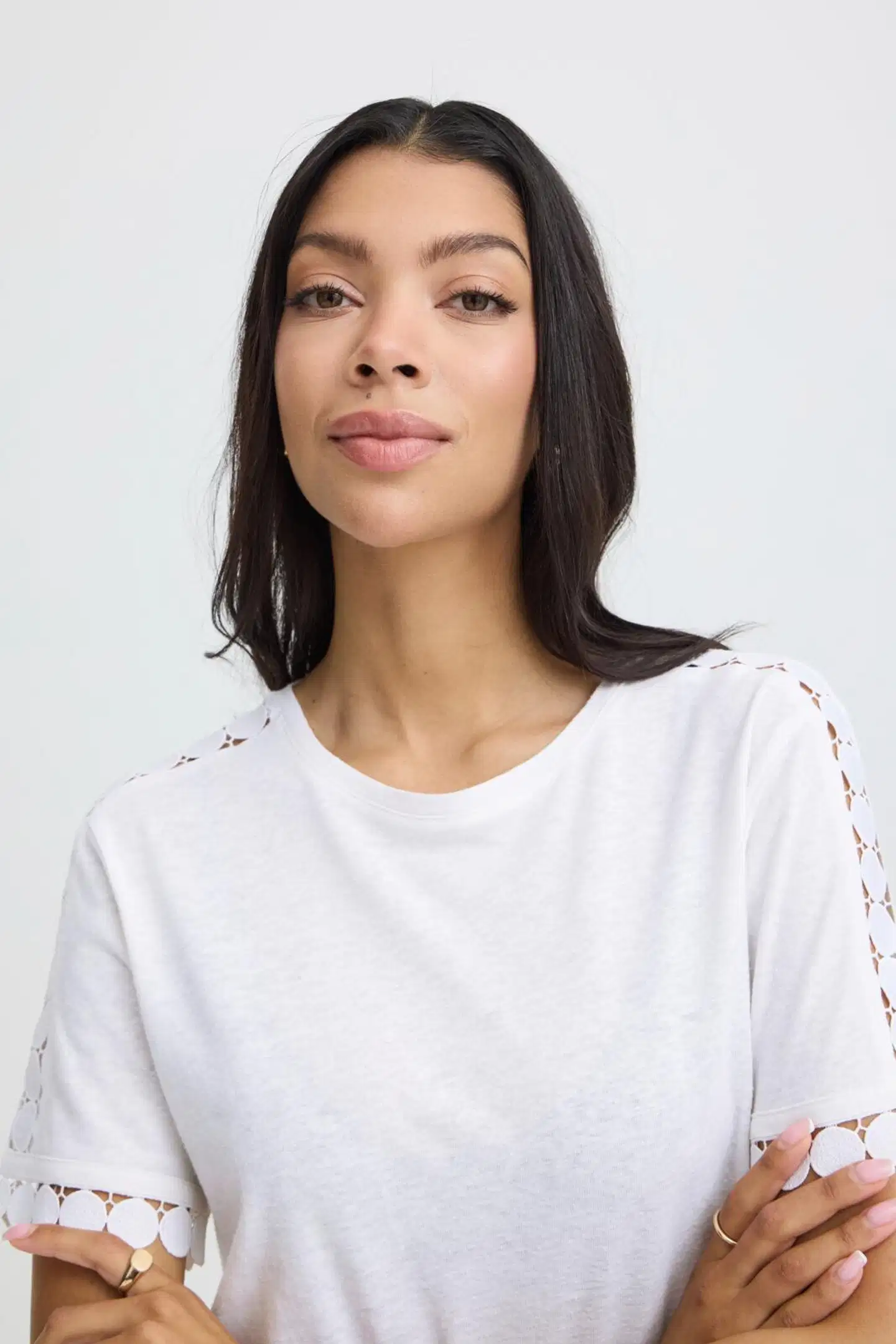 B.young naisten t paita Bysolta - Marshmallow - 3