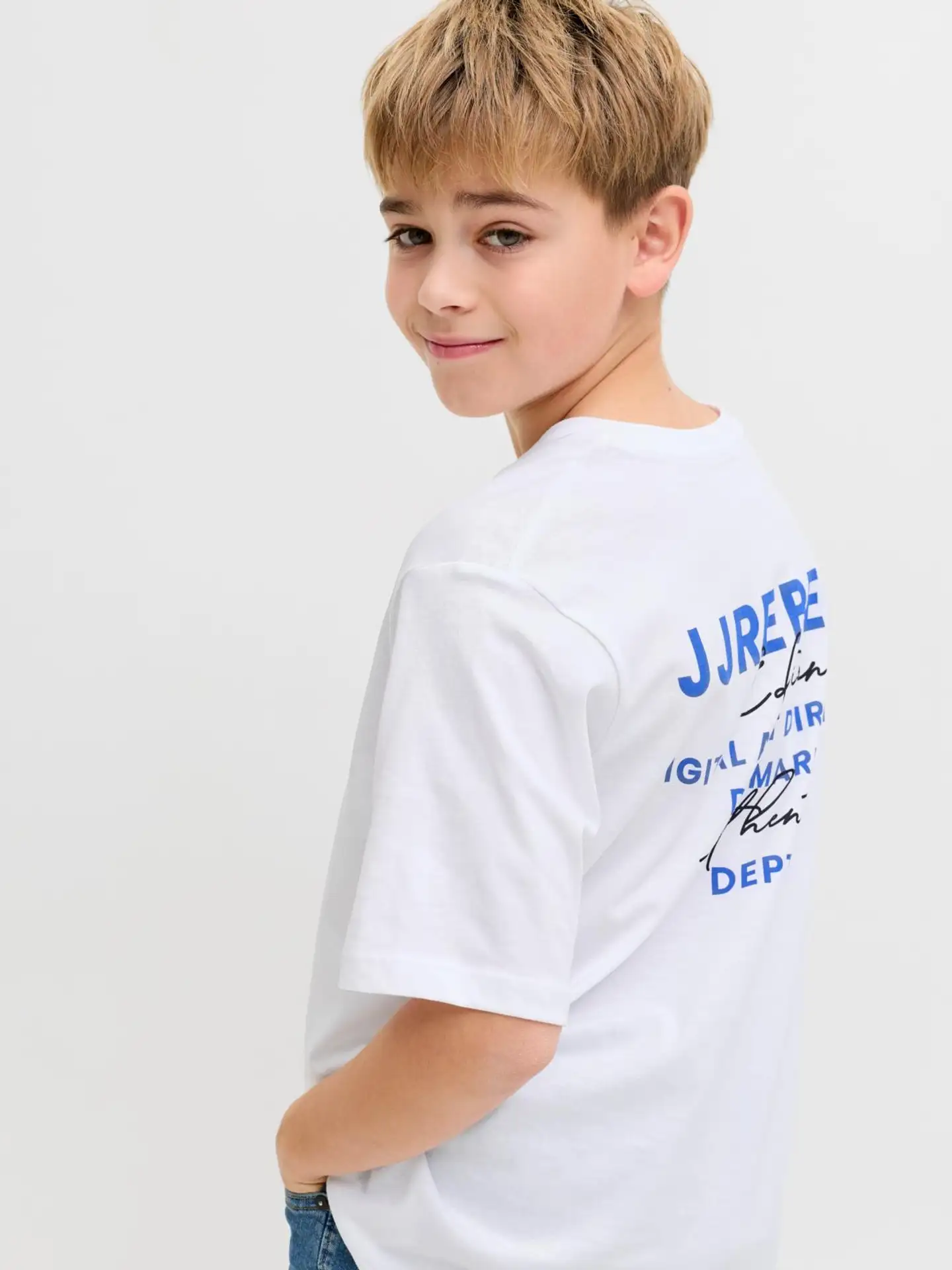 JJ REBEL JUNIOR lasten t-paita - Bright white - 4
