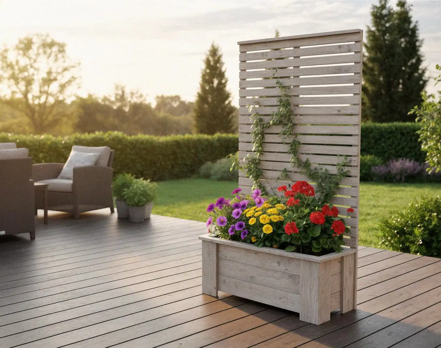 Seinäkelaatikko, vaalean harmaa 147x80x33 cm - 4