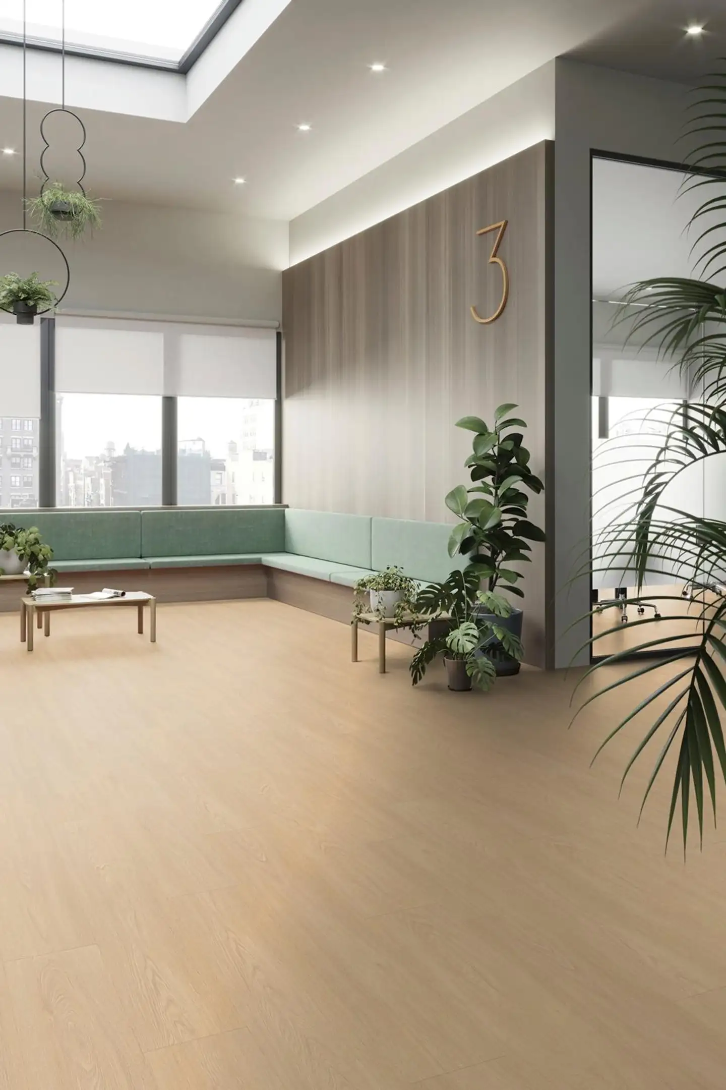 Gerflor Vinyylilankku Virtuo 55 Rigid Acoustic Blomma Clear EIR - 2