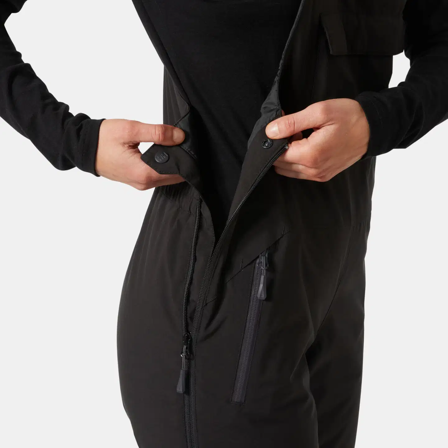 Helly Hansen naisten haalarilasketteluhousu Legendary Insulated BIB pant 65800 - Black - 6
