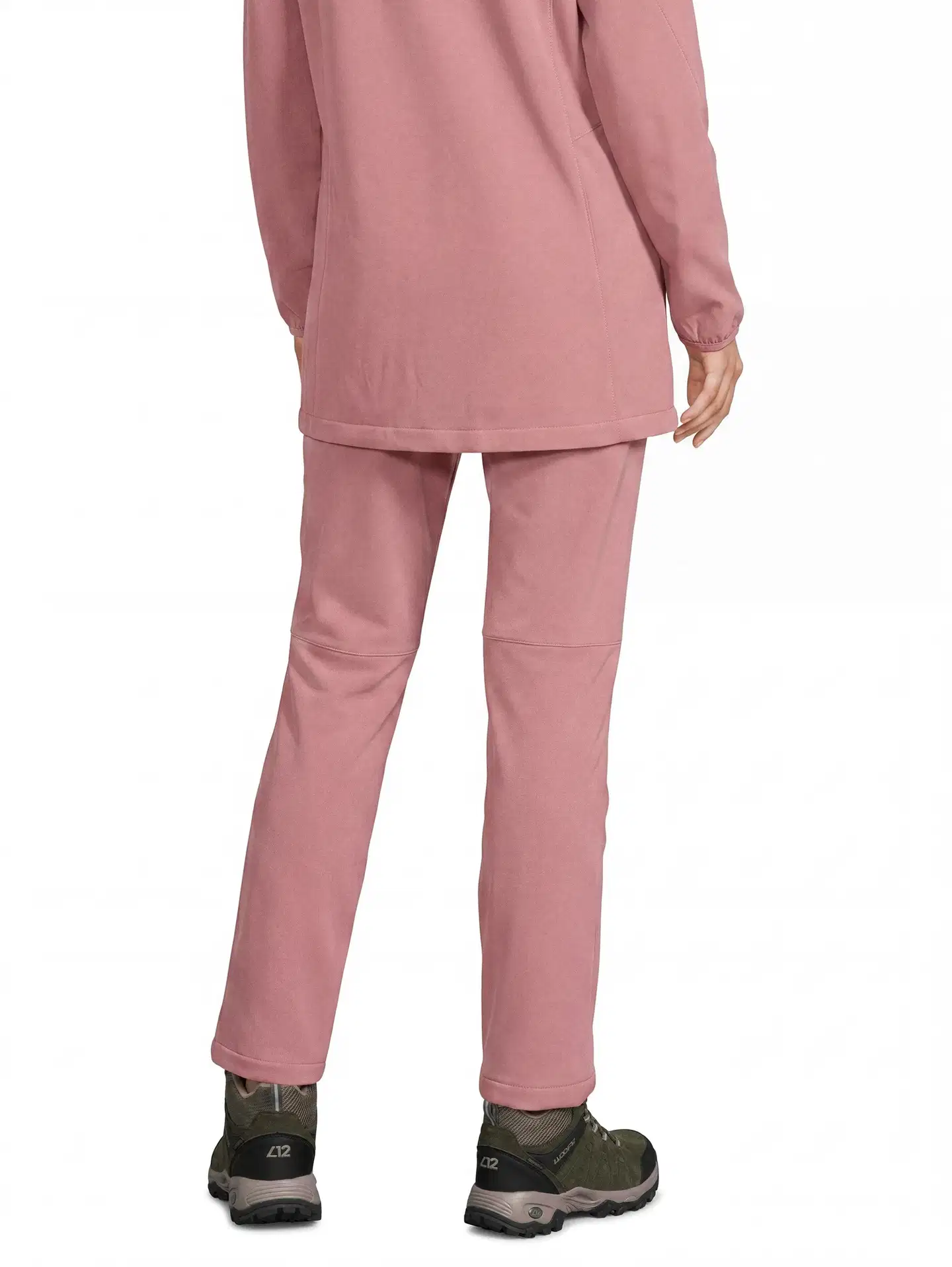 Luode12 naisten softshellhousut 223L332684 - Ash rose - 3