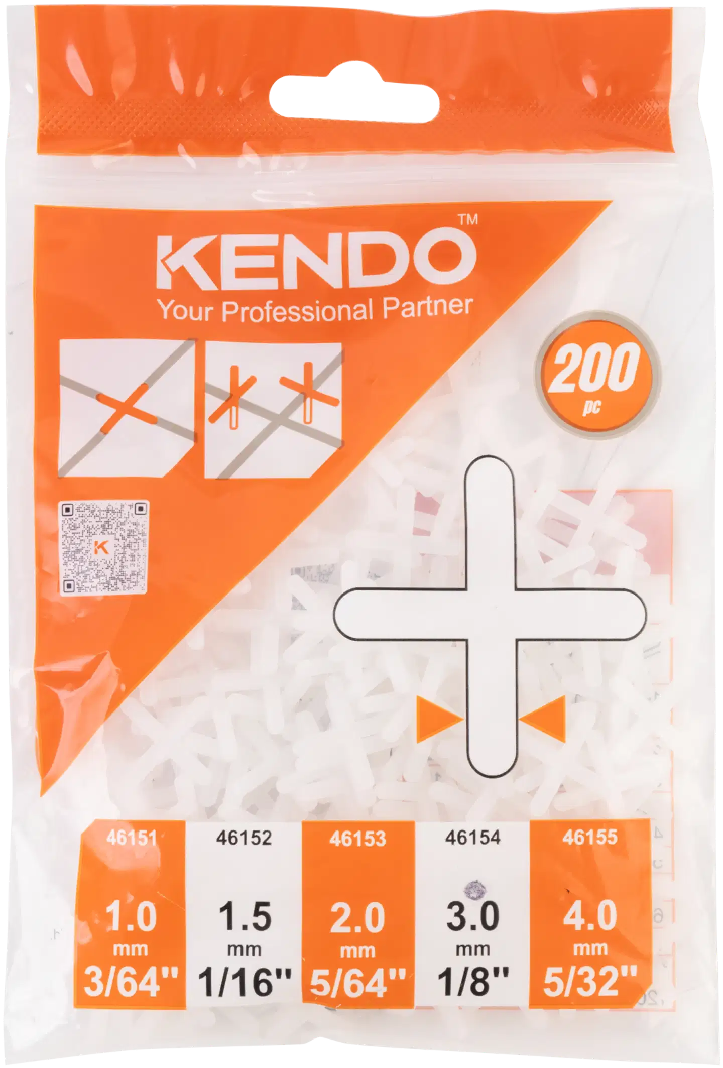 Kendo  Laattaristikko 3mm / 200kpl - 3