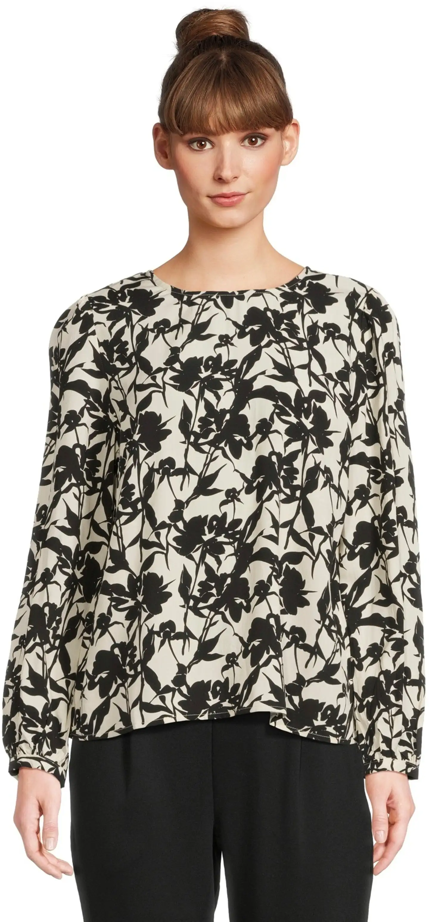 House naisten kangaspaita 228H260315 - Multicolor - 1