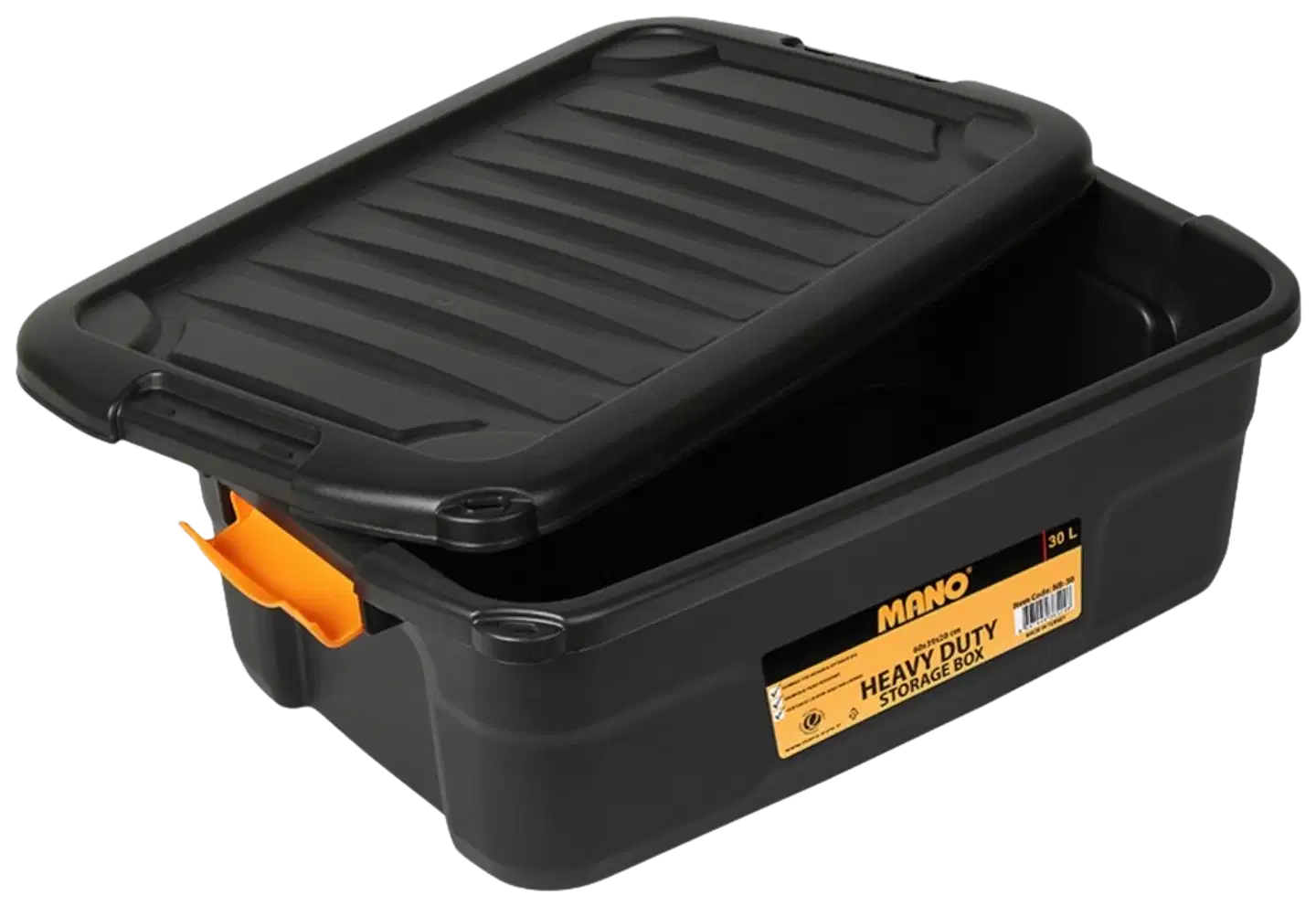 MANO varastolaatikko 30l musta - 2