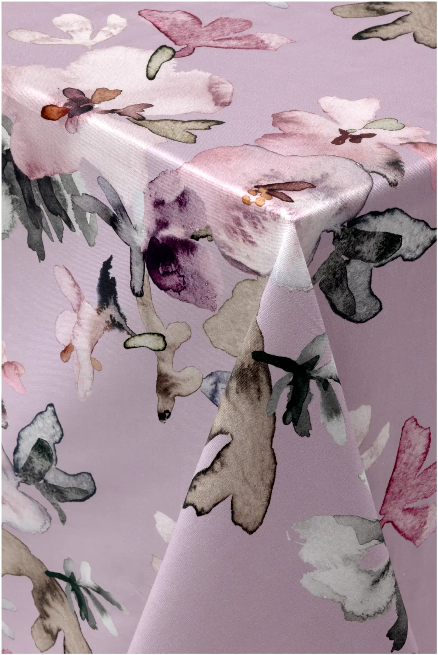 Pentik Hetki pöytäliina 145x250 cm kukka vaaleanpunainen