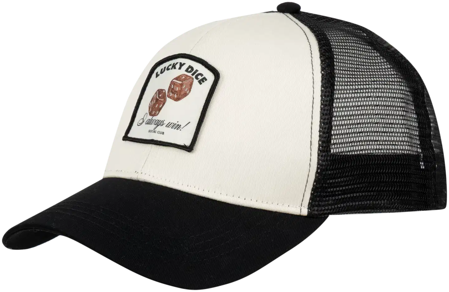 TEX miesten trucker-lippis I273888 - BLACK 1 - 1