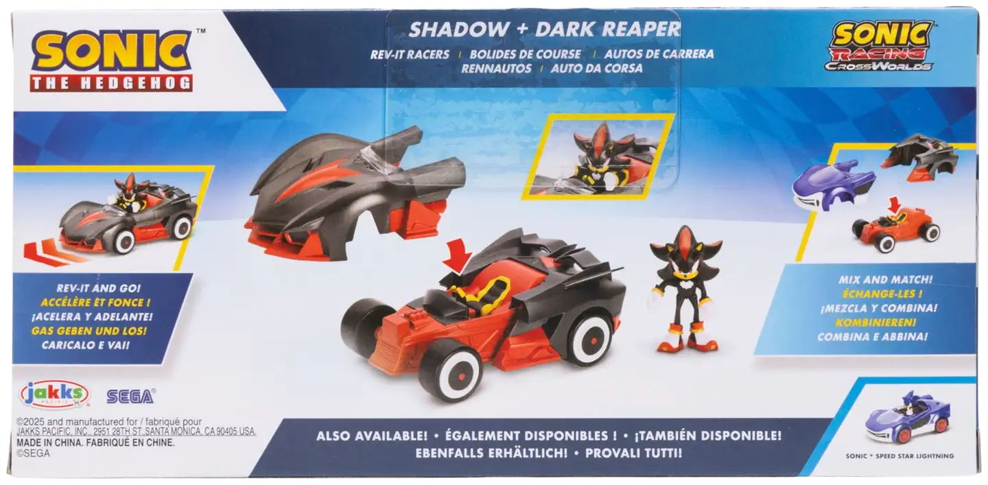 Sonic figuurisetti rev-up racer - 13
