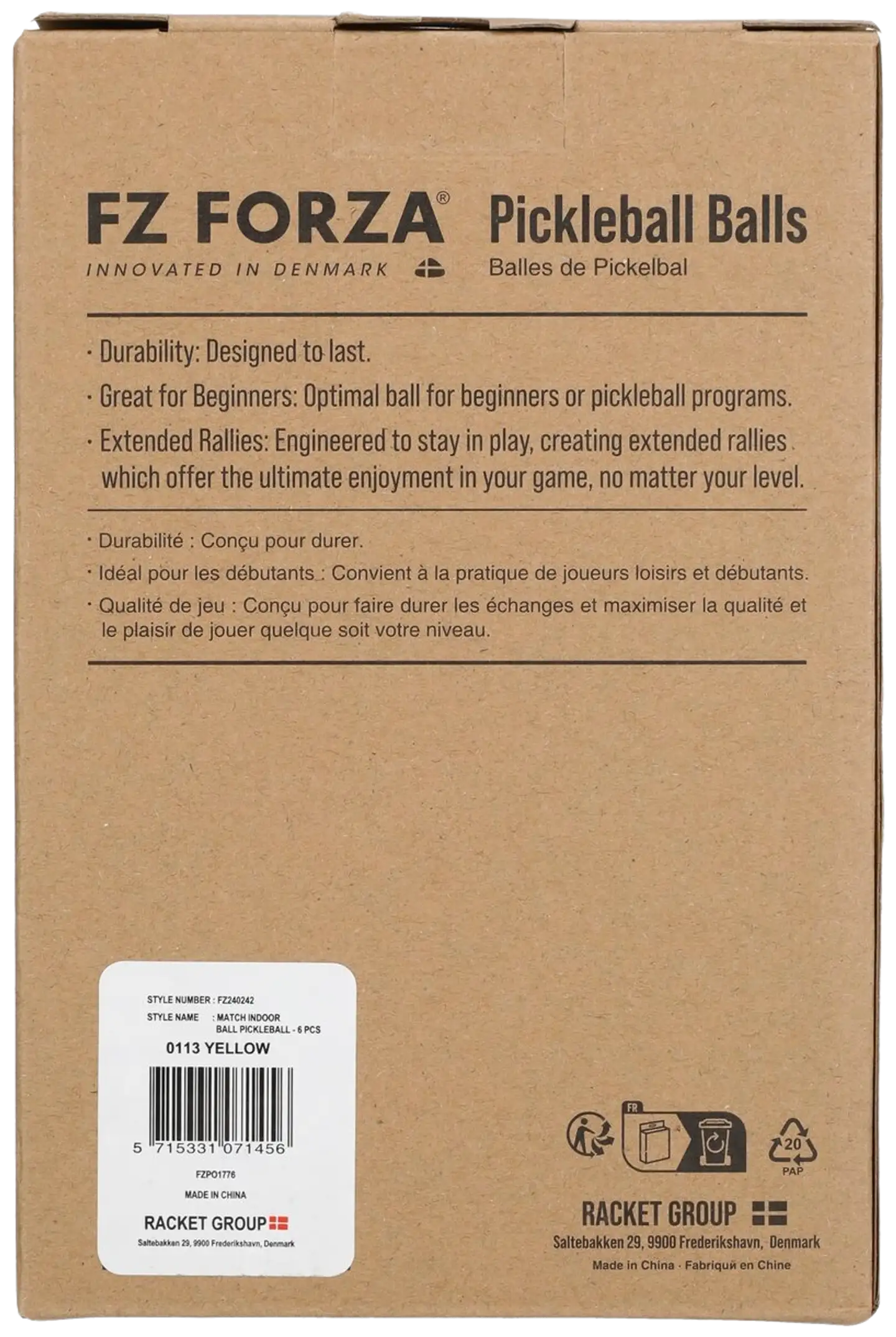 FZ Forza Match Pickleball pallot - 3