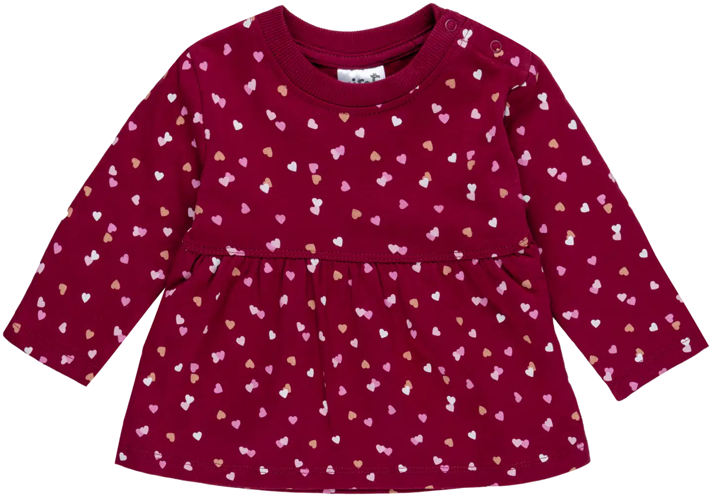Ciraf vauvojen collegemekko Sydän 250B262926 - Red Plum - 1