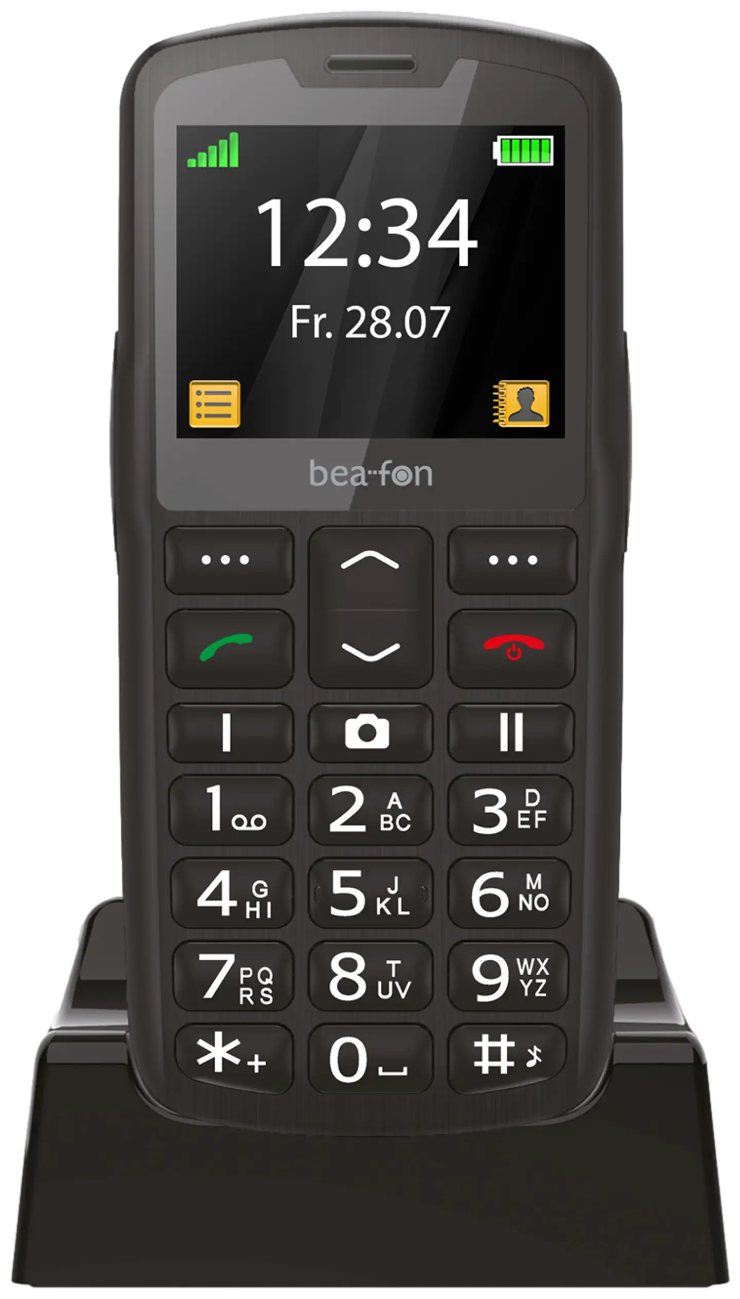 Beafon Puhelin SL260 LTE musta-hopea - 3