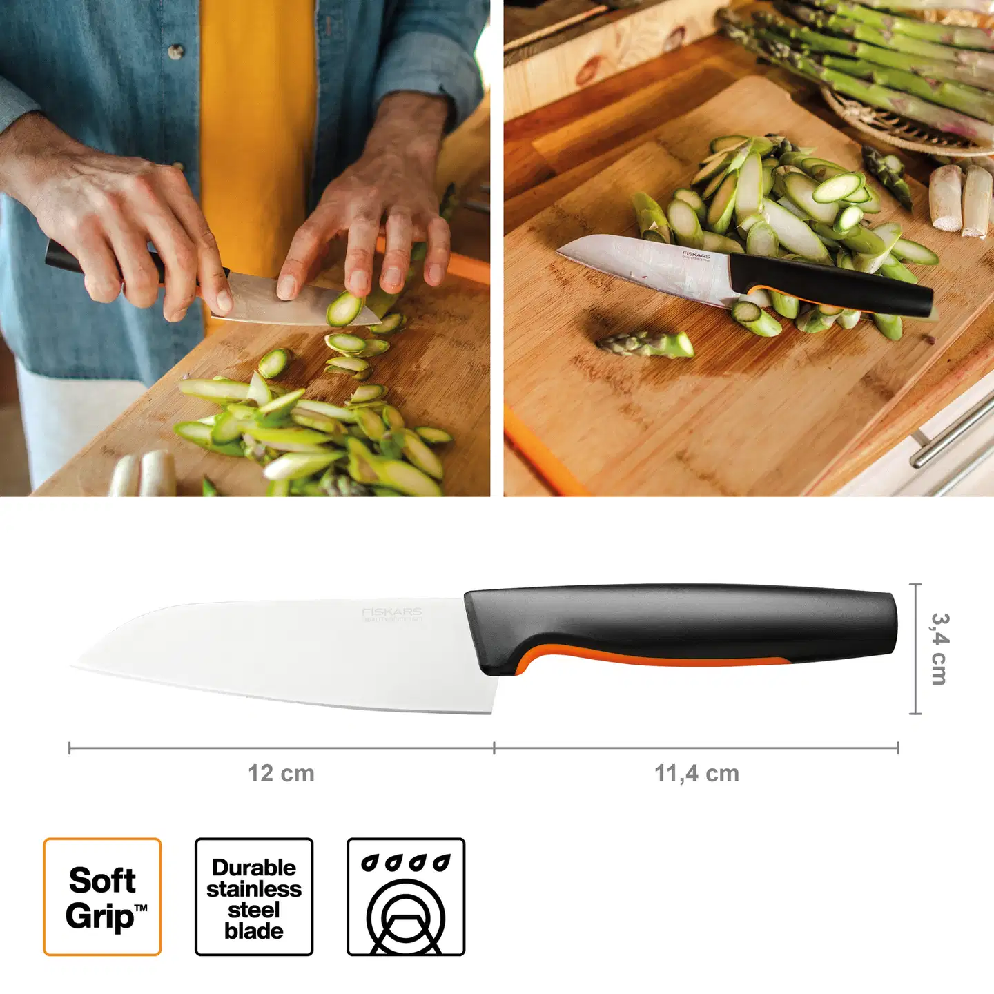 Fiskars FF pieni kokinveitsi GRS - 2