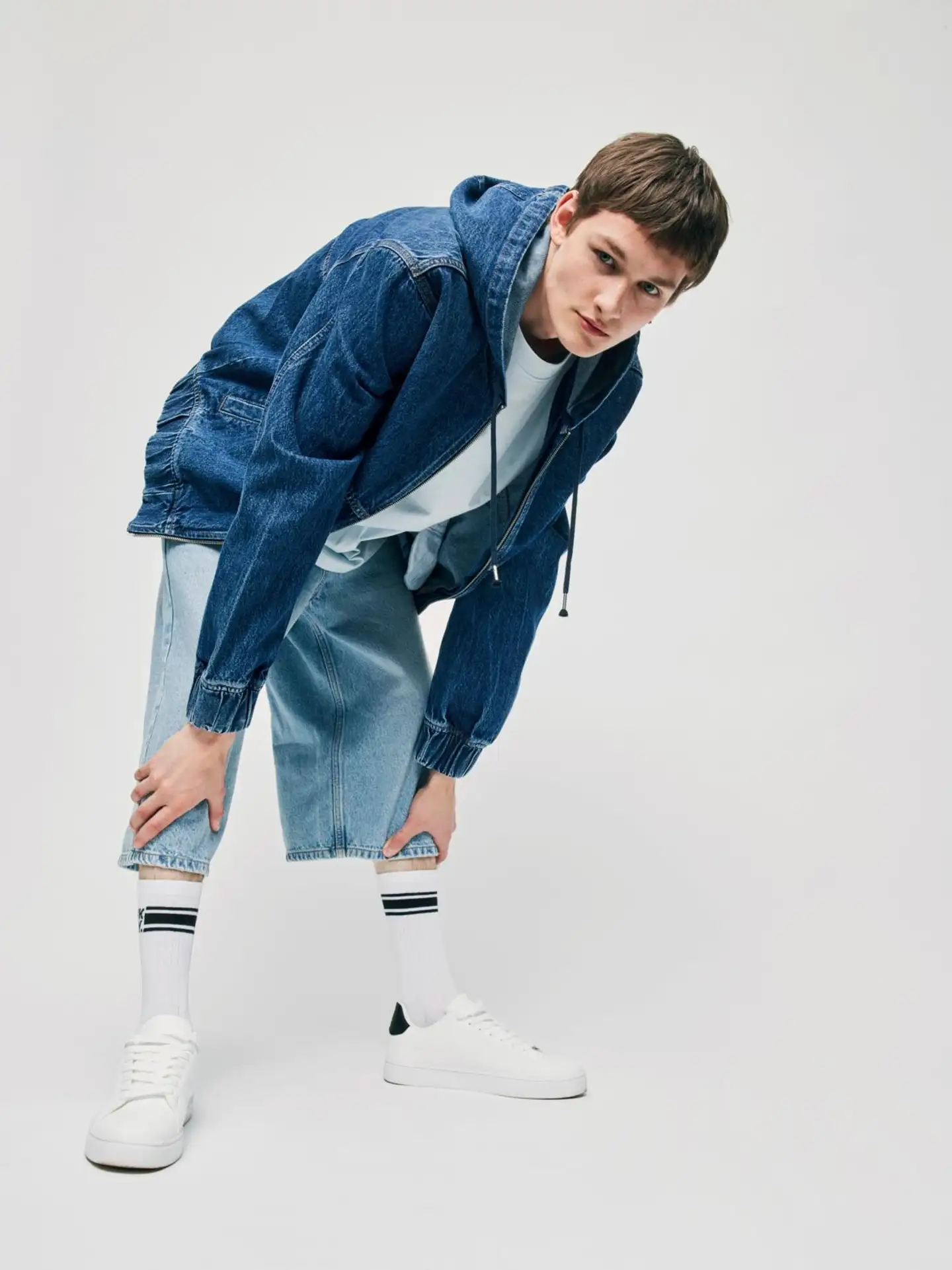 WKLY. miesten farkkupusakka 194W312520 - Indigo denim - 4