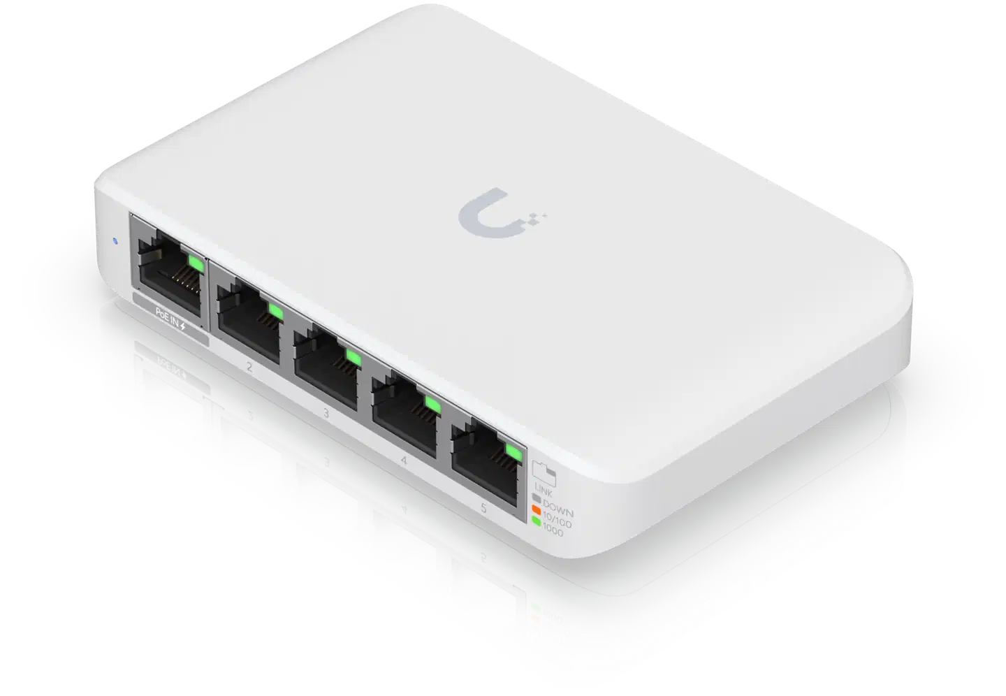 Ubiquiti kompakti 5-porttinen gigabit pöytäkytkin USW-Flex-Mini - 5