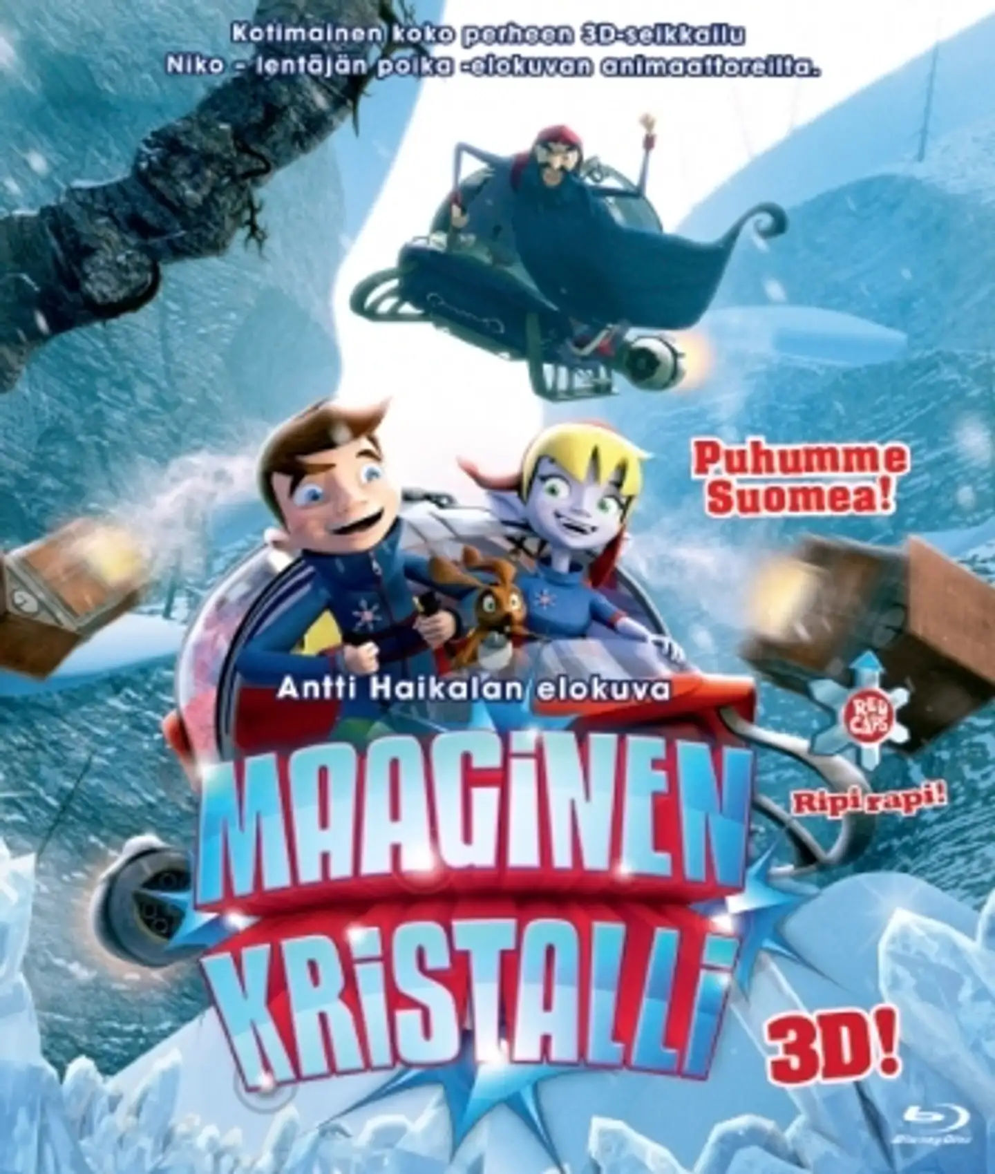 Blu-ray ja DVD Maaginen kristalli