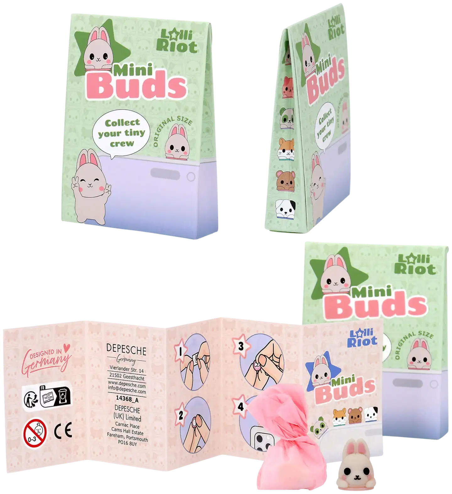 Lolli Riot mini buds keräilyhahmot - 2