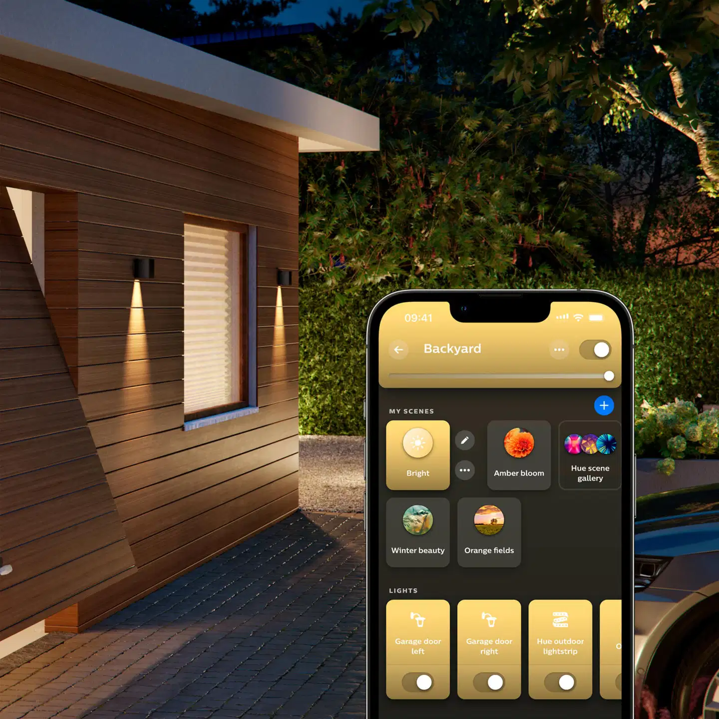 Philips Hue Resonate -seinävalaisin ulkokäyttöön 8W 2000-6500K 590LM - 8