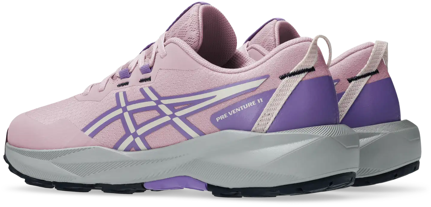 Asics Pre Venture 11 lasten polkujuoksukenkä - BARELY ROSE/FADED PLUM - 4