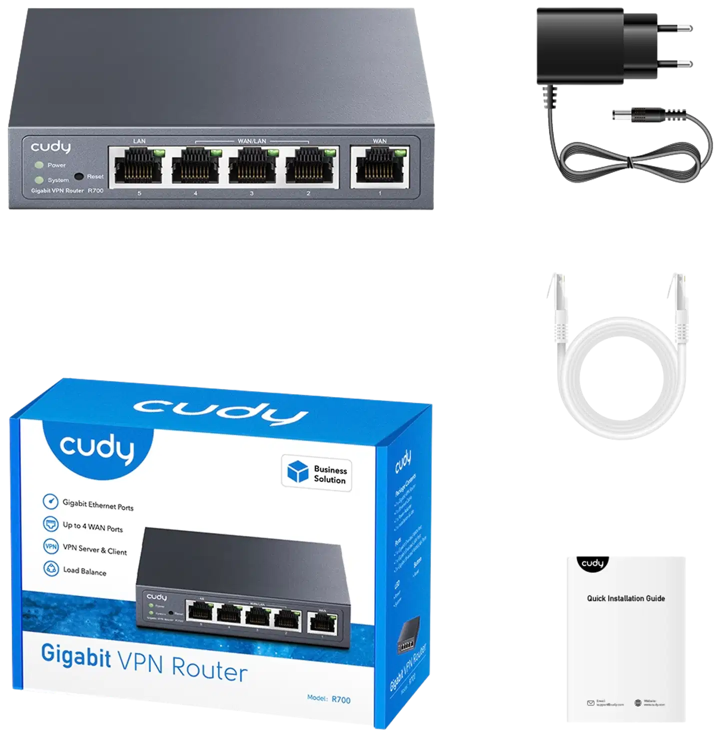 Cudy VPN-reititin R700 - 1