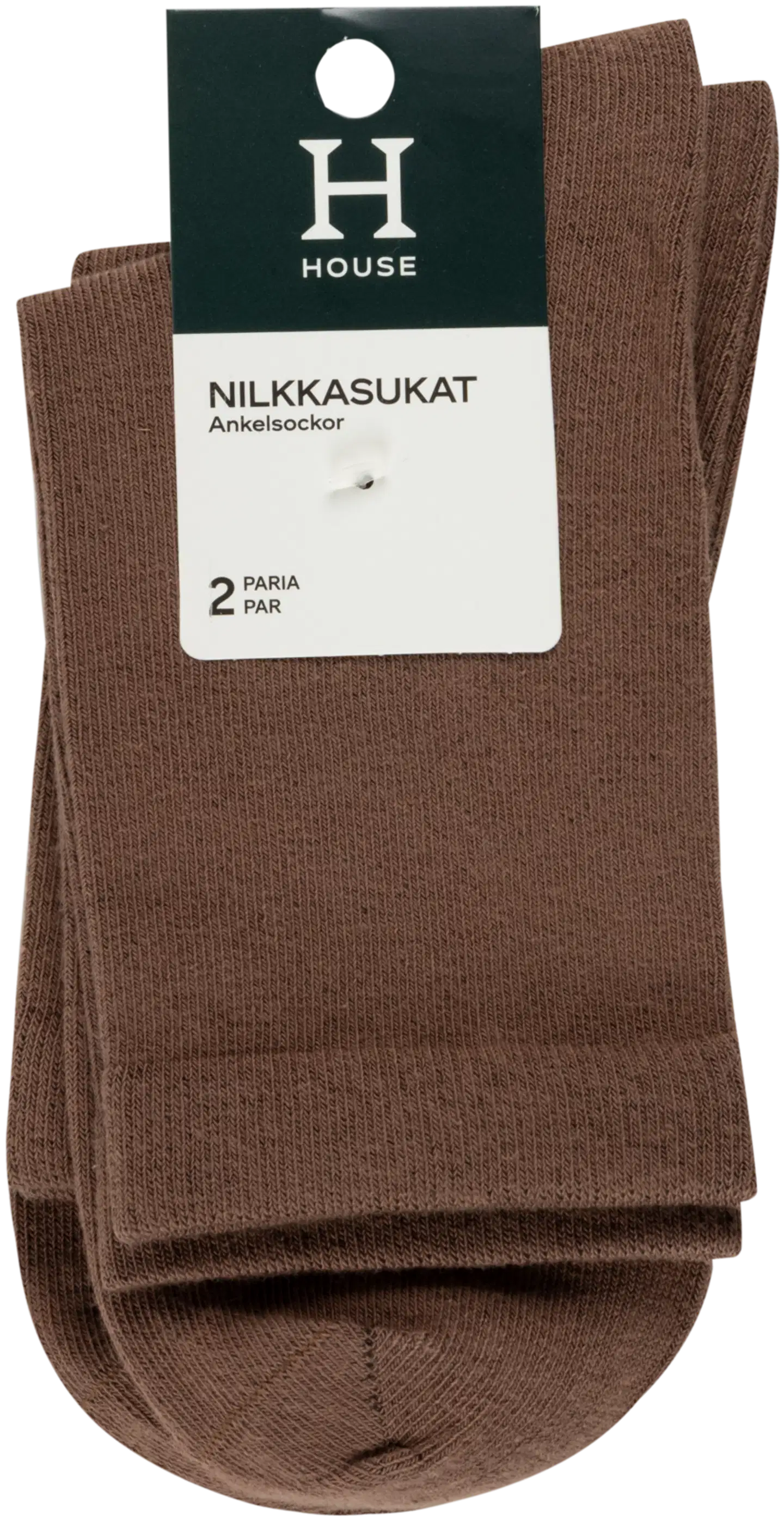 House naisten nilkkasukat 214H322526 2-pack - light brown - 2