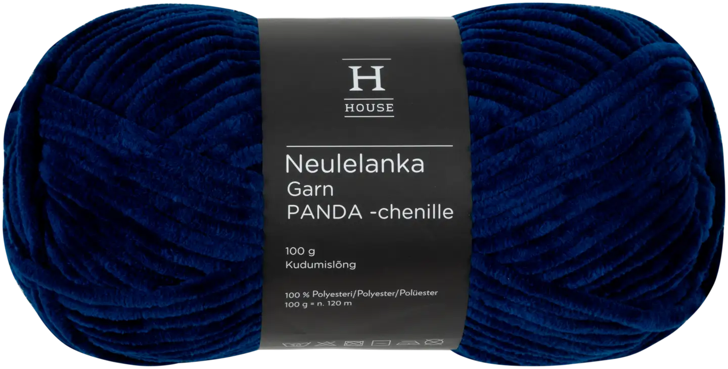 House lanka Panda chenille 100 g navy blue