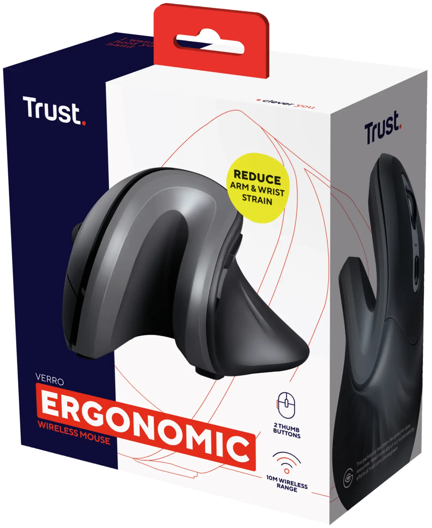 Trust Verro ergonominen langaton hiiri - 5