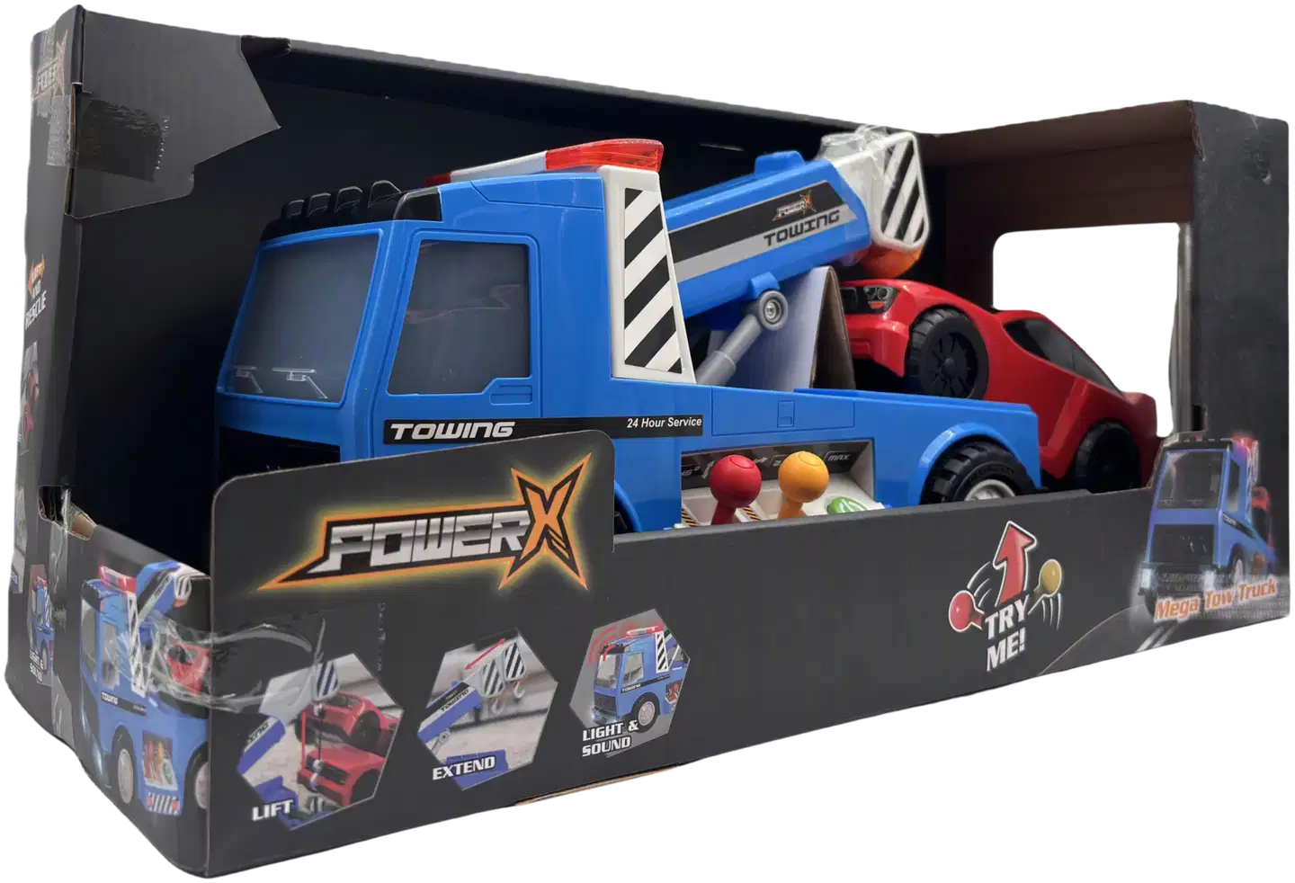 Power X Mega -hinausauto elektroninen - 2