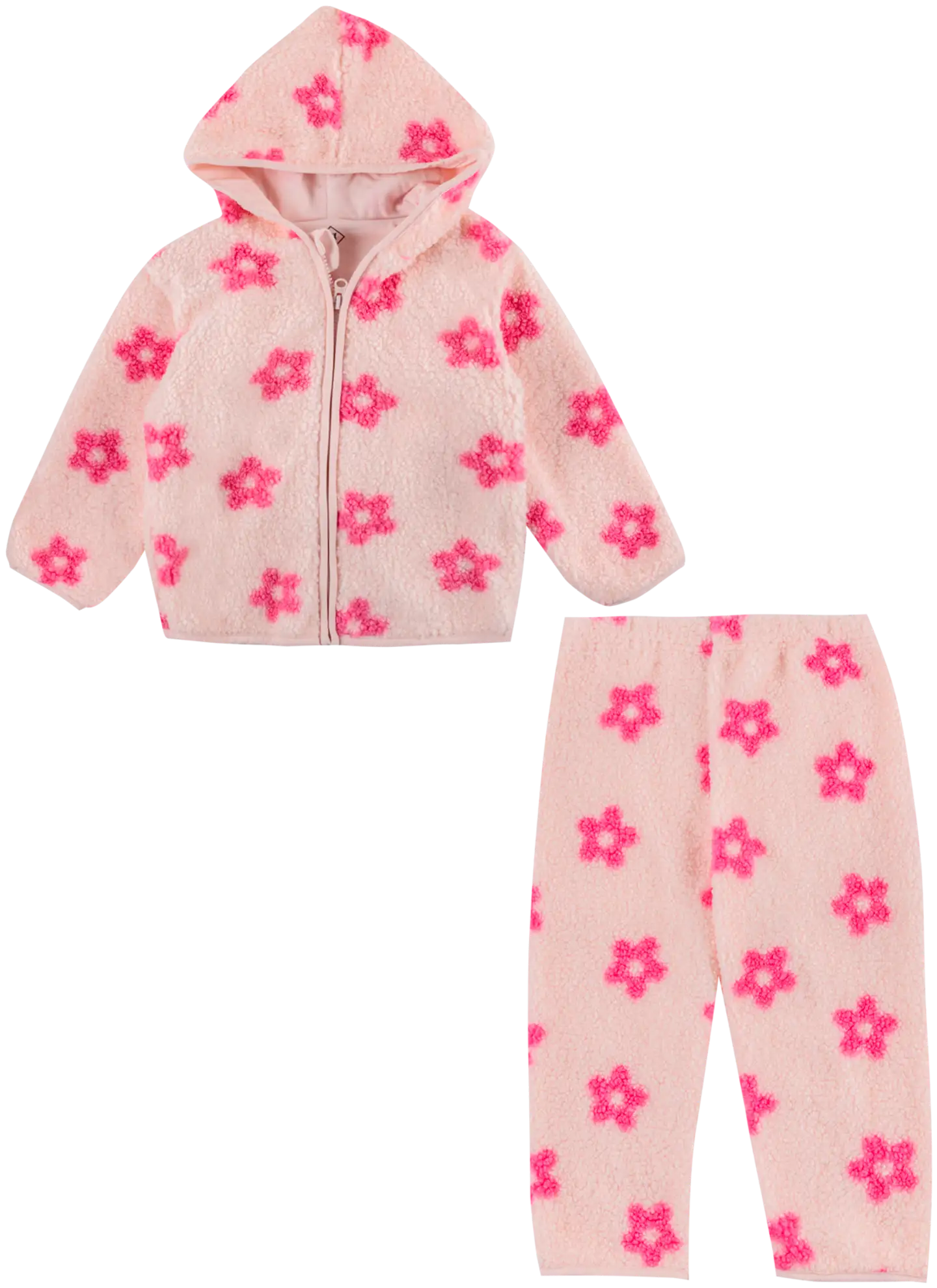 TEX BABY vauvojen fleecepuku I967951 - PINK LIGHT 2 - 1