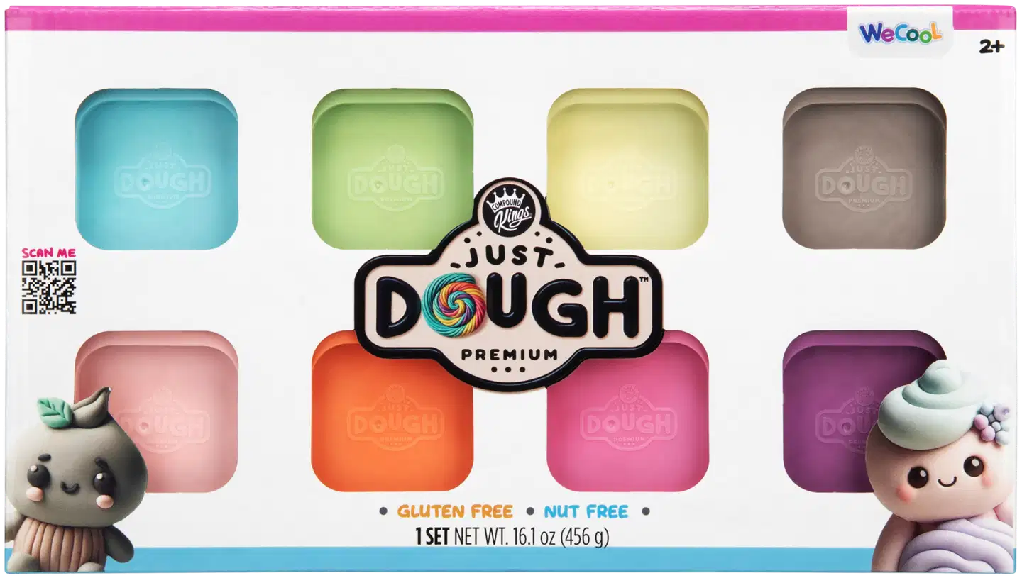 Just Dough muovailuvaha pastellivärit 8 kpl 566 g - 1