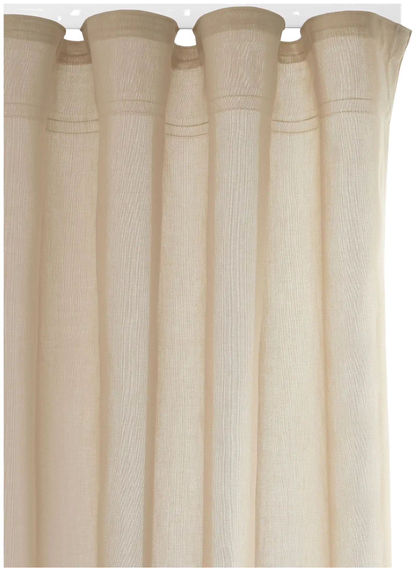 Hasta Viska läpikuultava verho, beige - 1