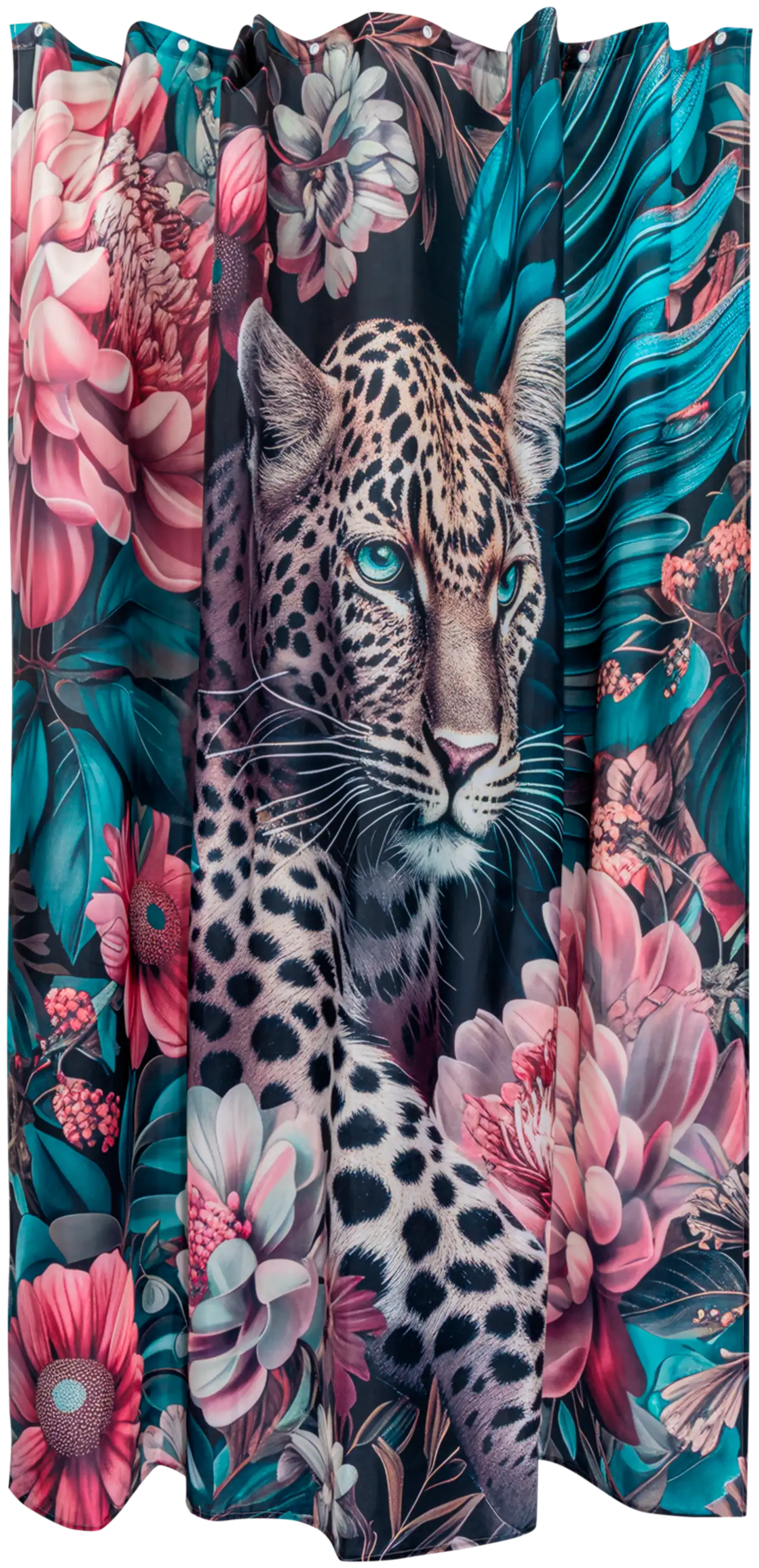 House suihkuverho Leopard 180x200 cm, monivärinen - 1