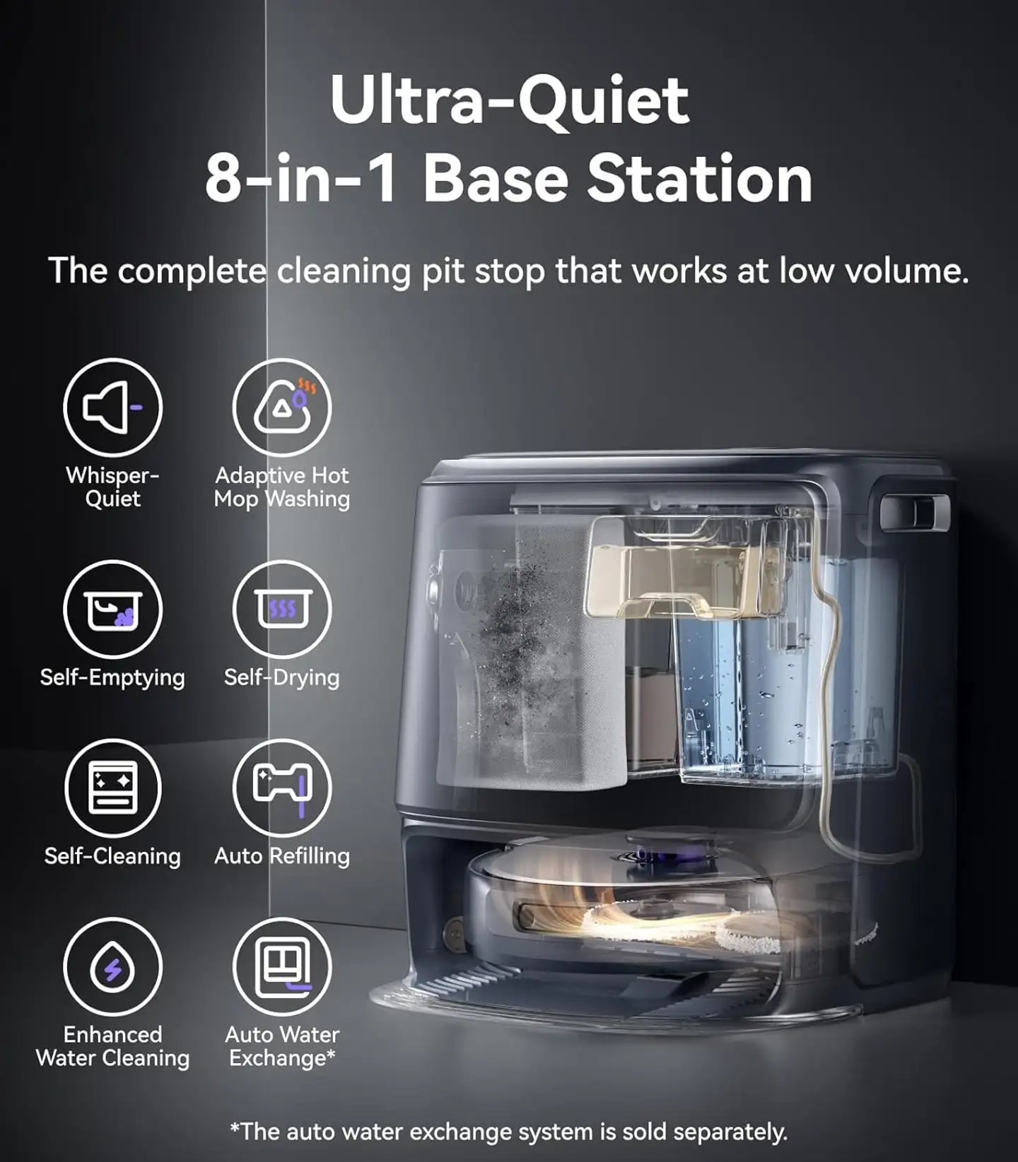 Narwal Freo Z10 Ultra Robottipölynimuri harmaa - 11