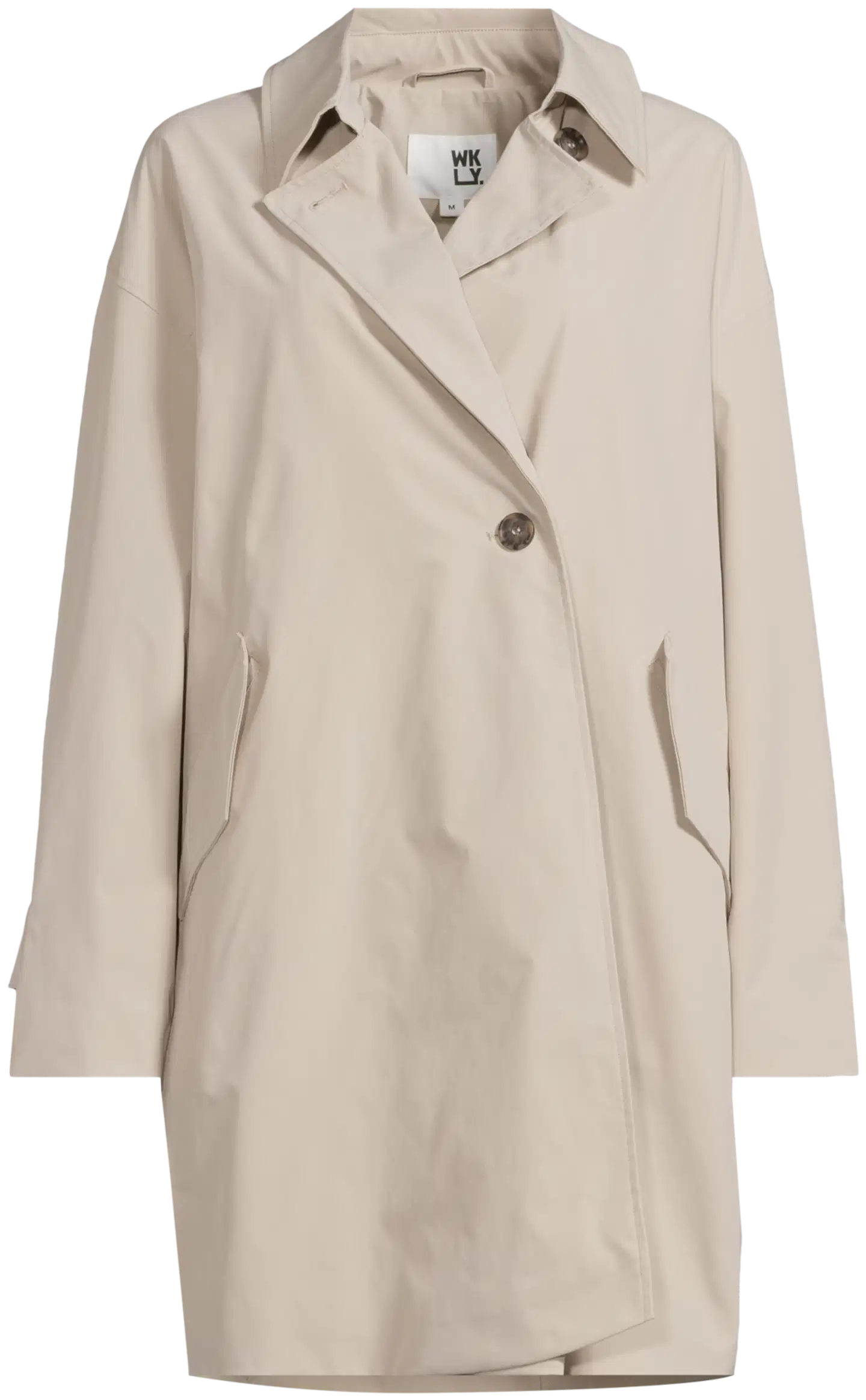 WKLY. naisten trenssitakki 225W102605 - Feather Gray - 5