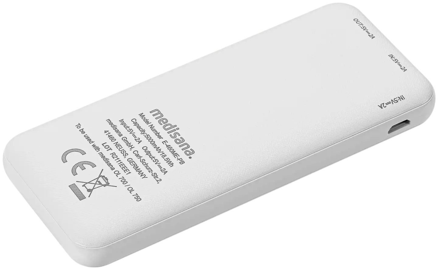 Medisana Varavirta 5000 mAh outdoor tuotteille - 4