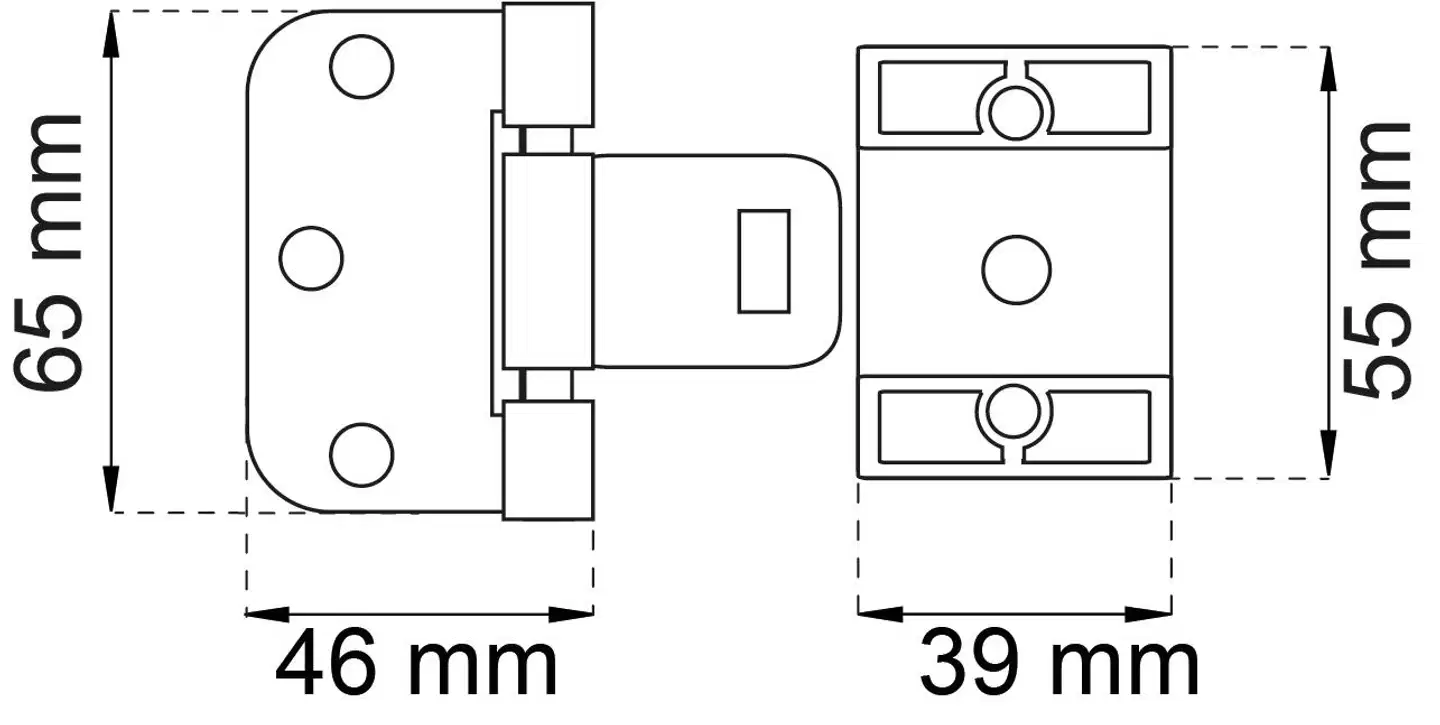 Habo väliovensarana 2465 musta - 2